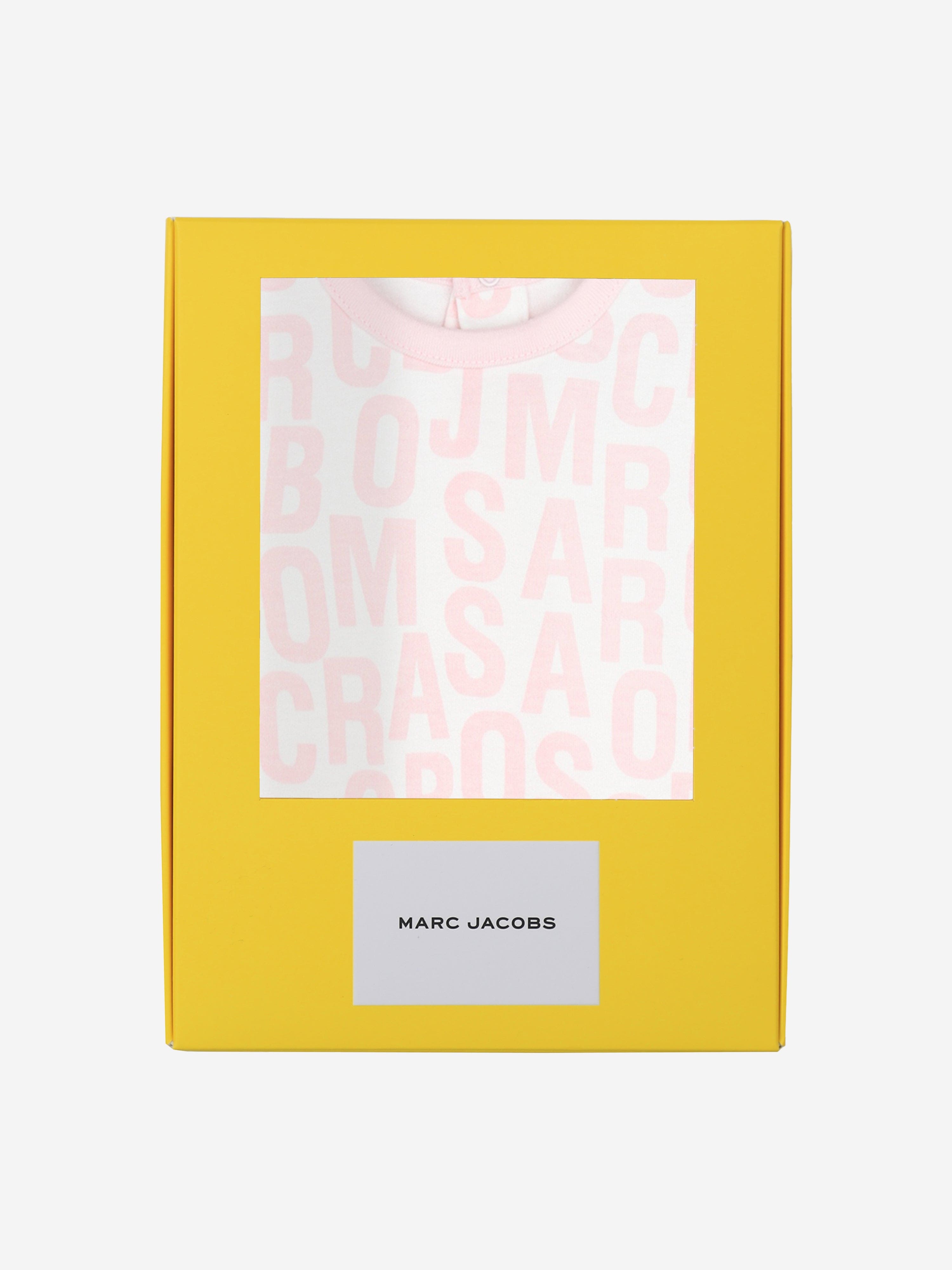 MARC JACOBS Baby Girls Babygrow Gift Set in Pink