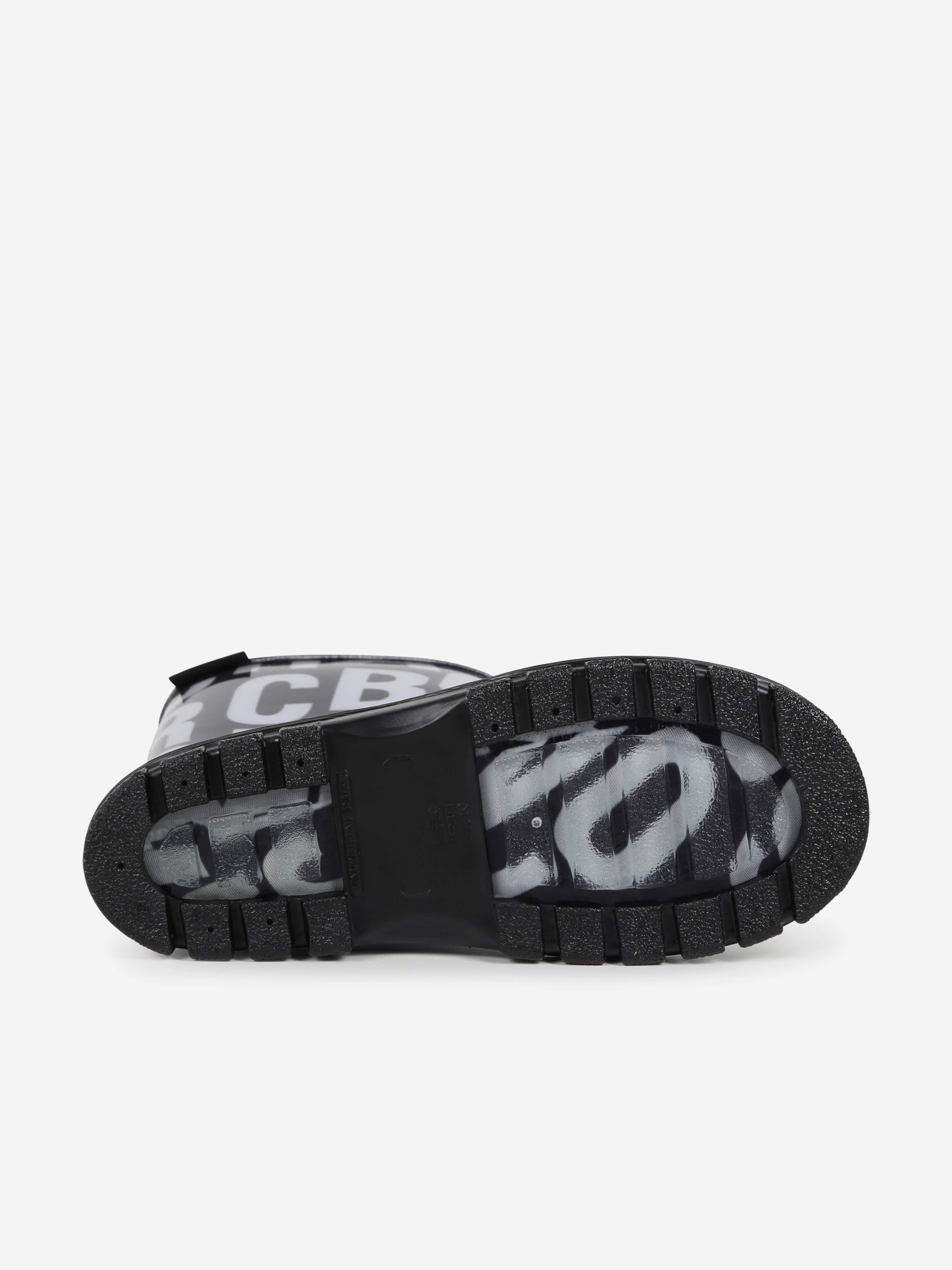 MARC JACOBS Kids Logo Rain Boots in Black
