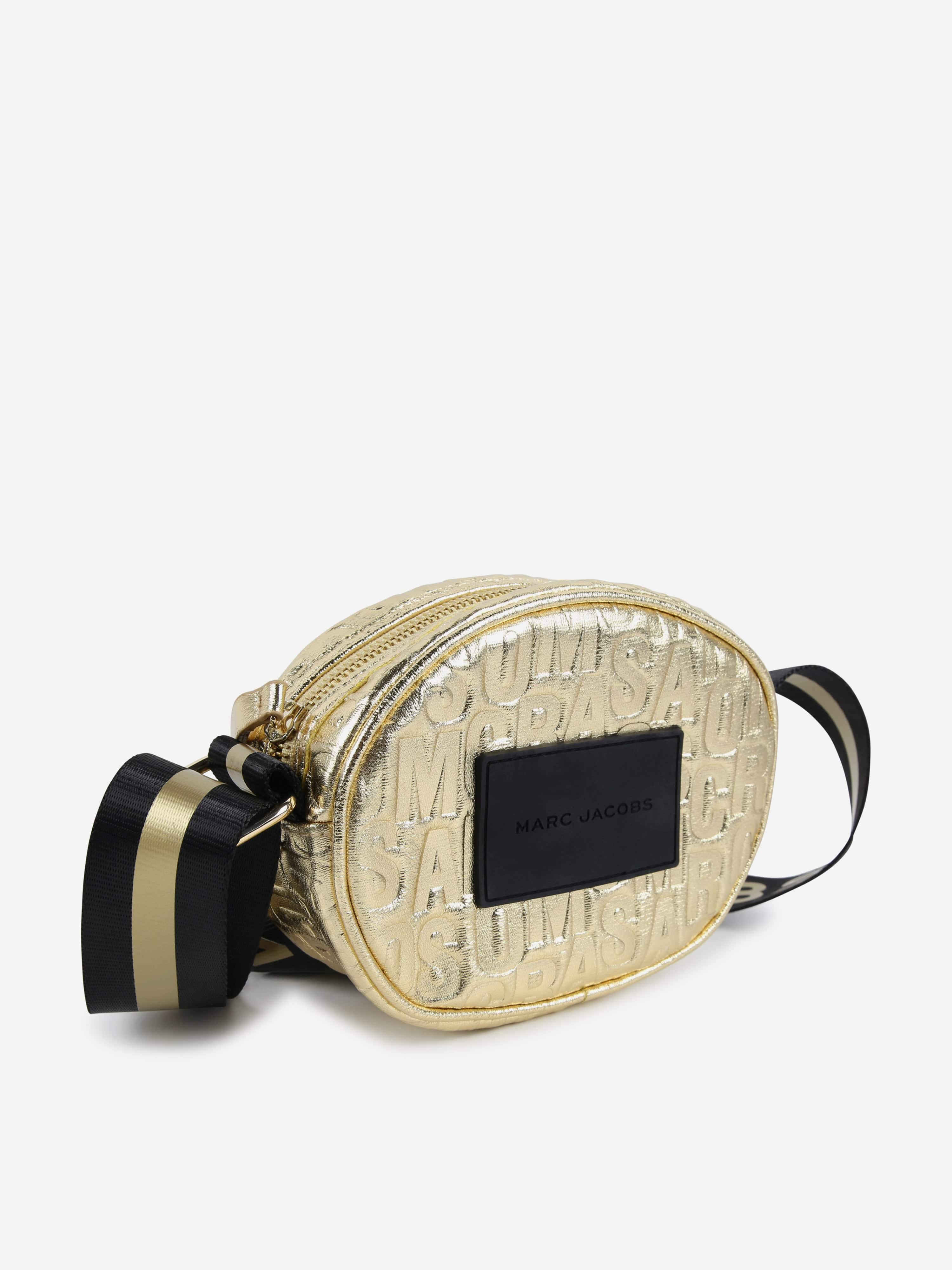 MARC JACOBS Girls Metallic Crossbody Bag in Gold (16.5cm)