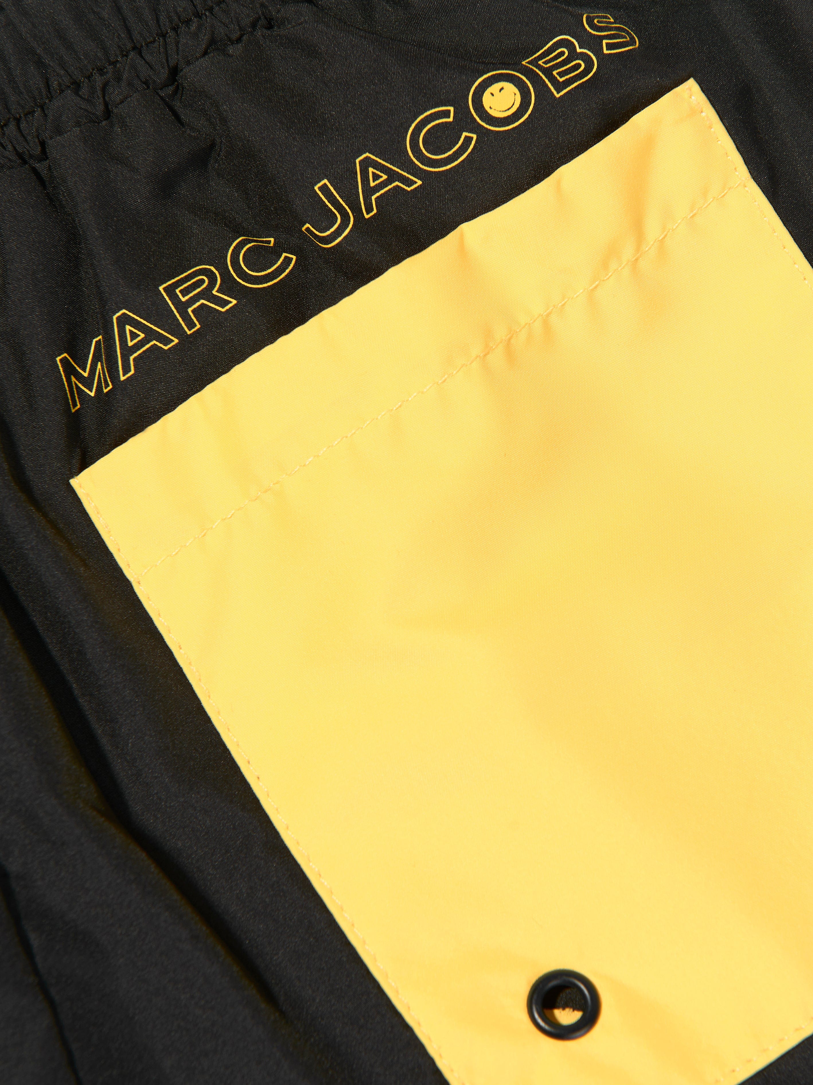 MARC JACOBS Boys Smiley Swim Shorts in Black