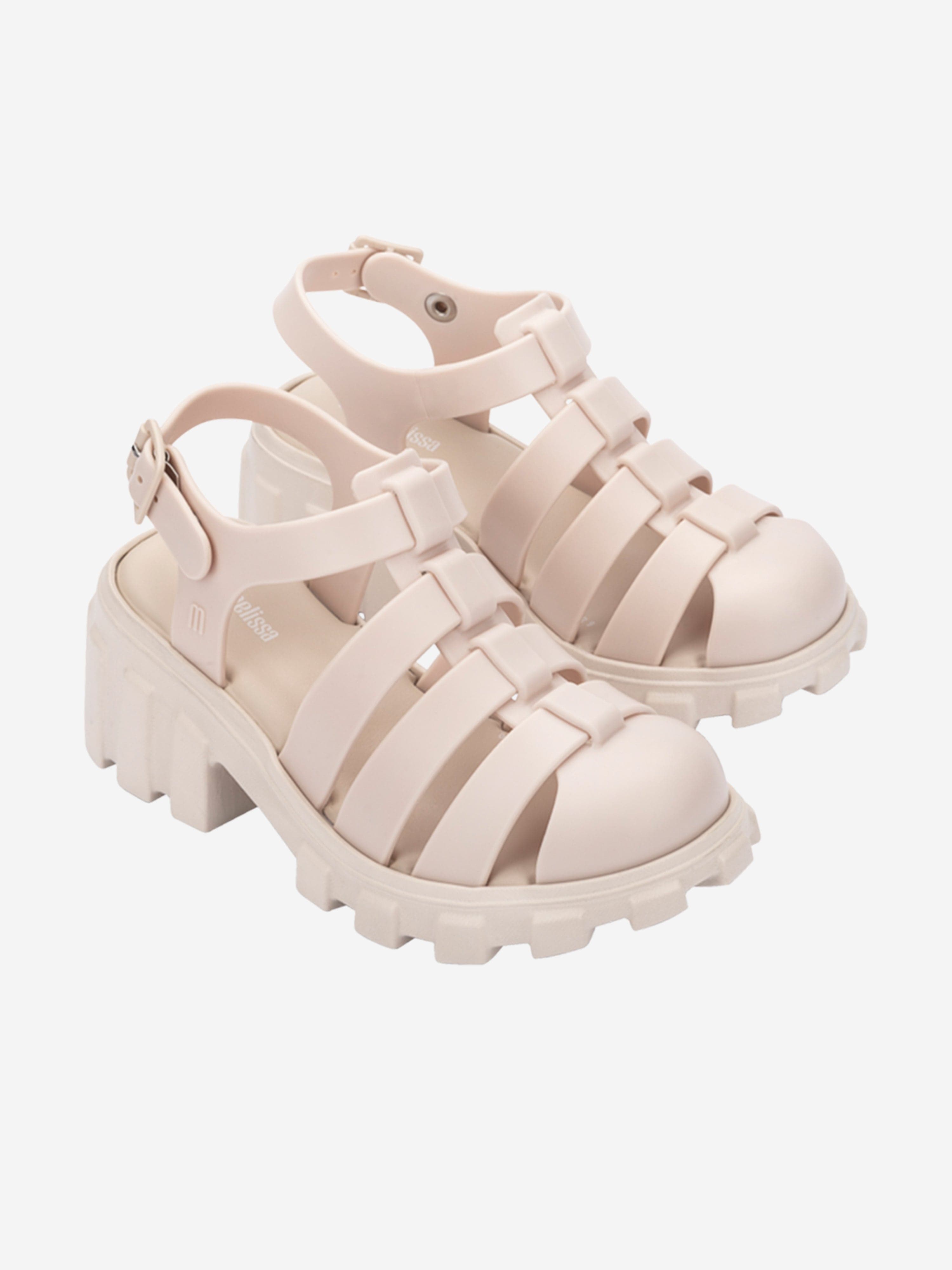 Girls Megan Sandals in Ivory