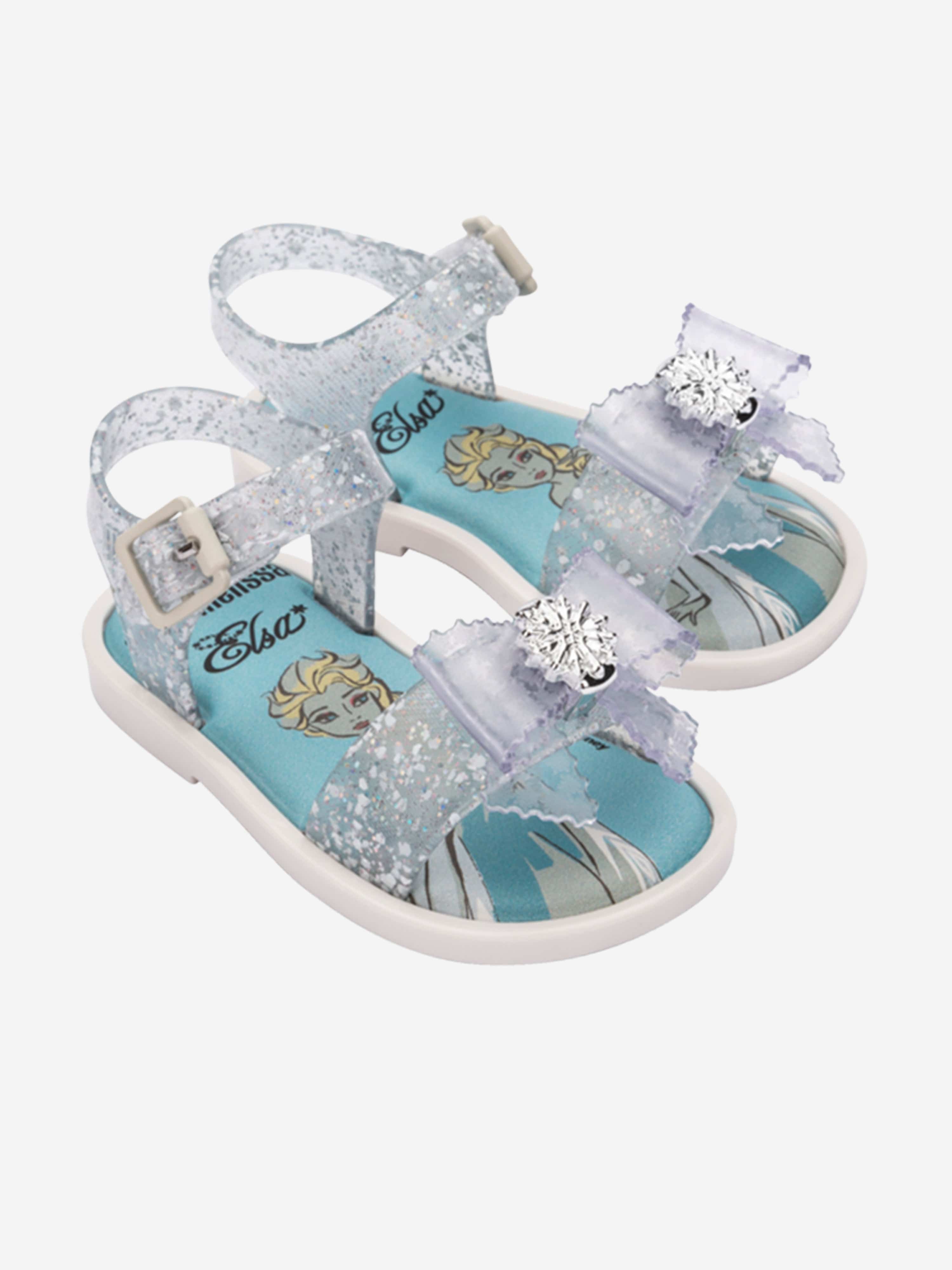 Girls Mar + Disney Princess sandals in White