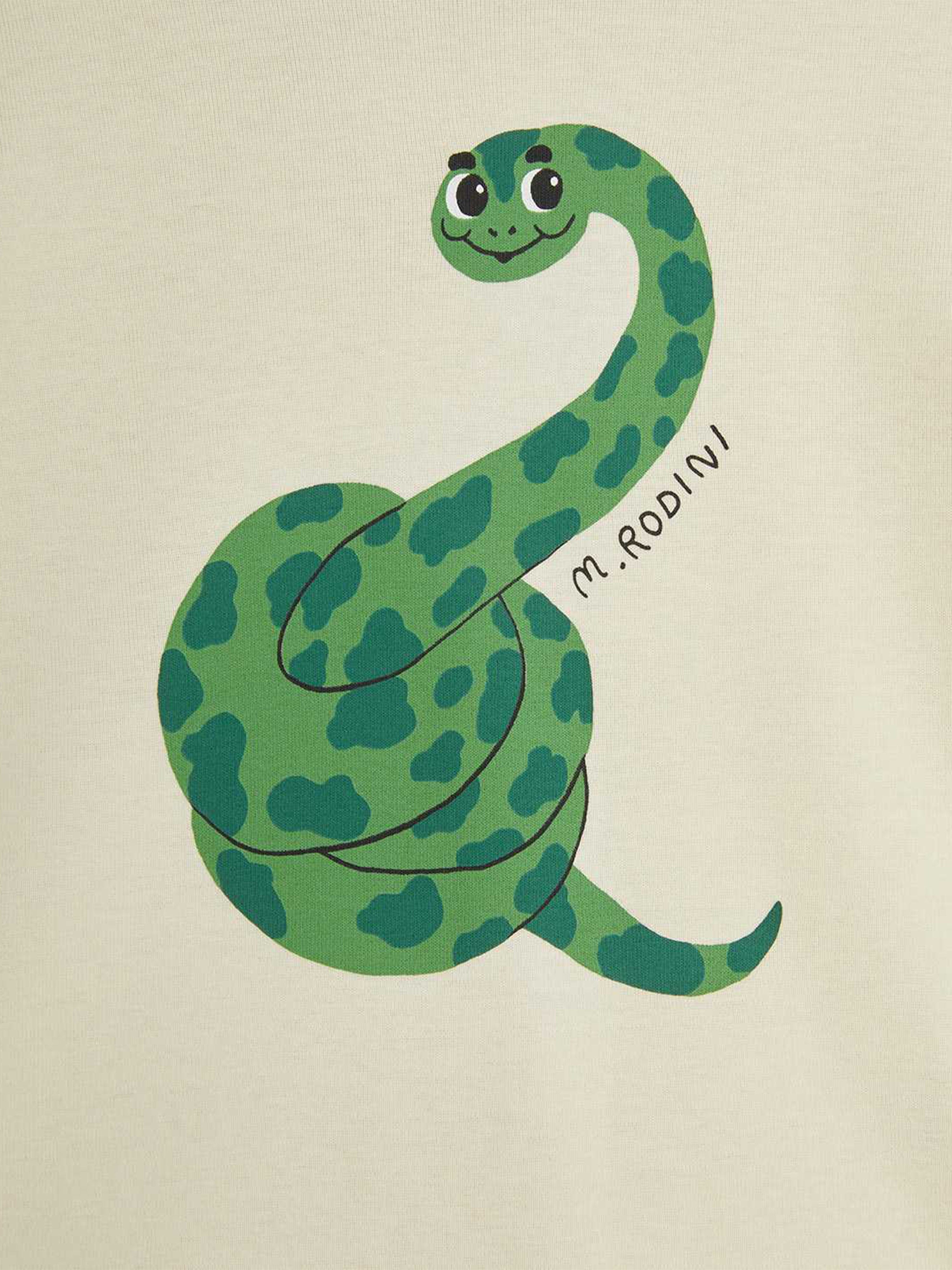 Kids Snake Print T-Shirt in White