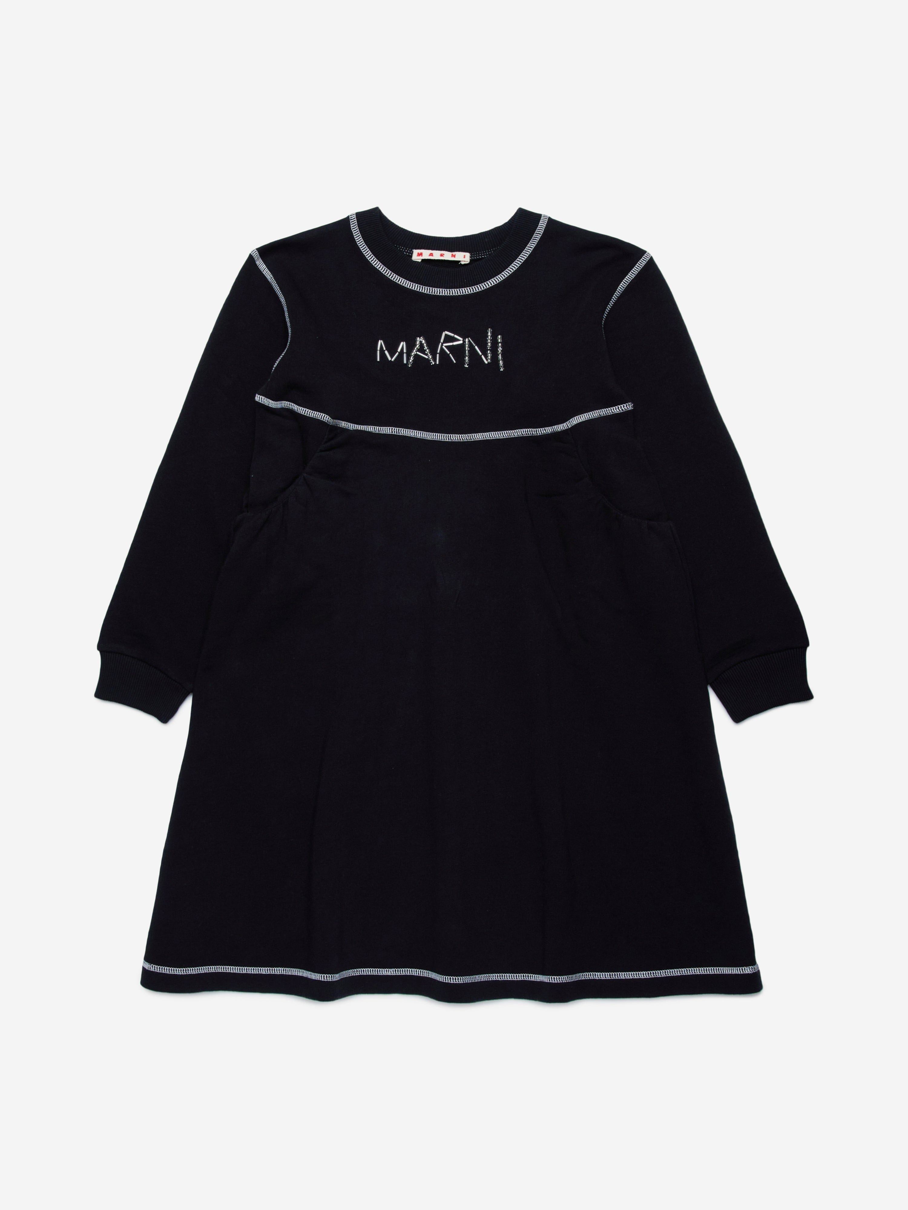 Girls Sweater Dress in Black