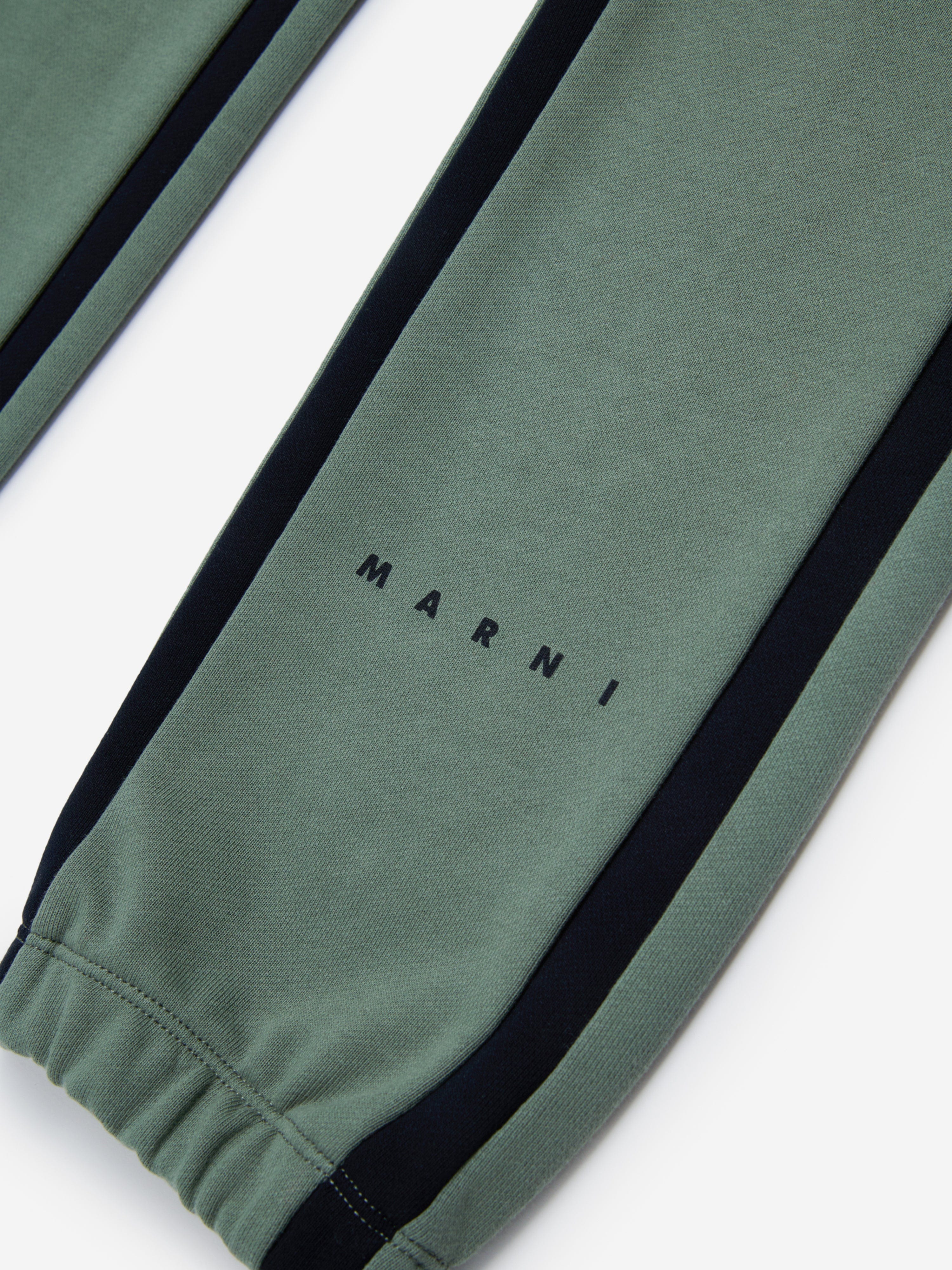 MARNI Kids Logo Joggers in Green
