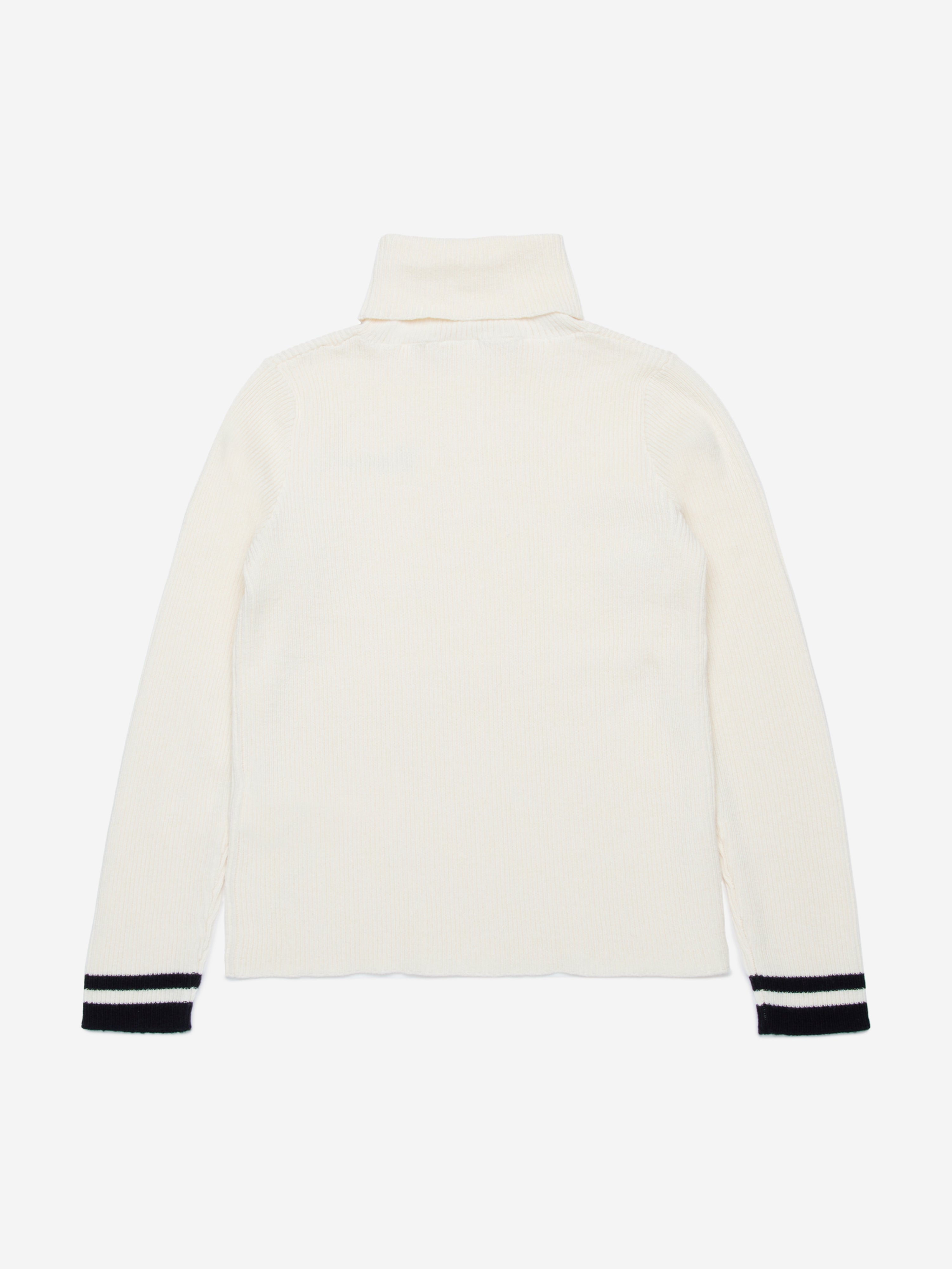 MARNI Girls Knitted Roll Neck Jumper in Ivory