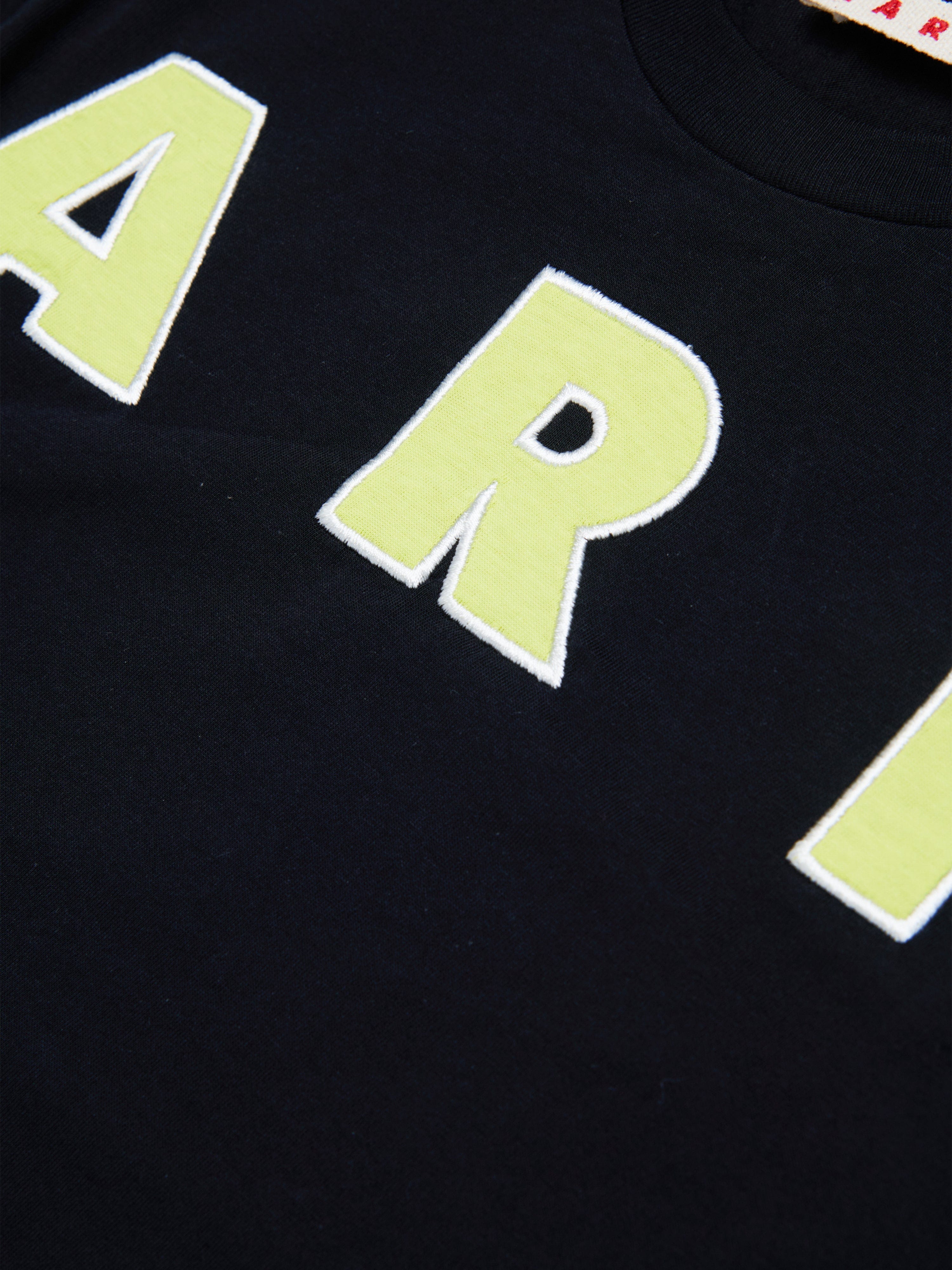MARNI Kids Logo T-Shirt in Black