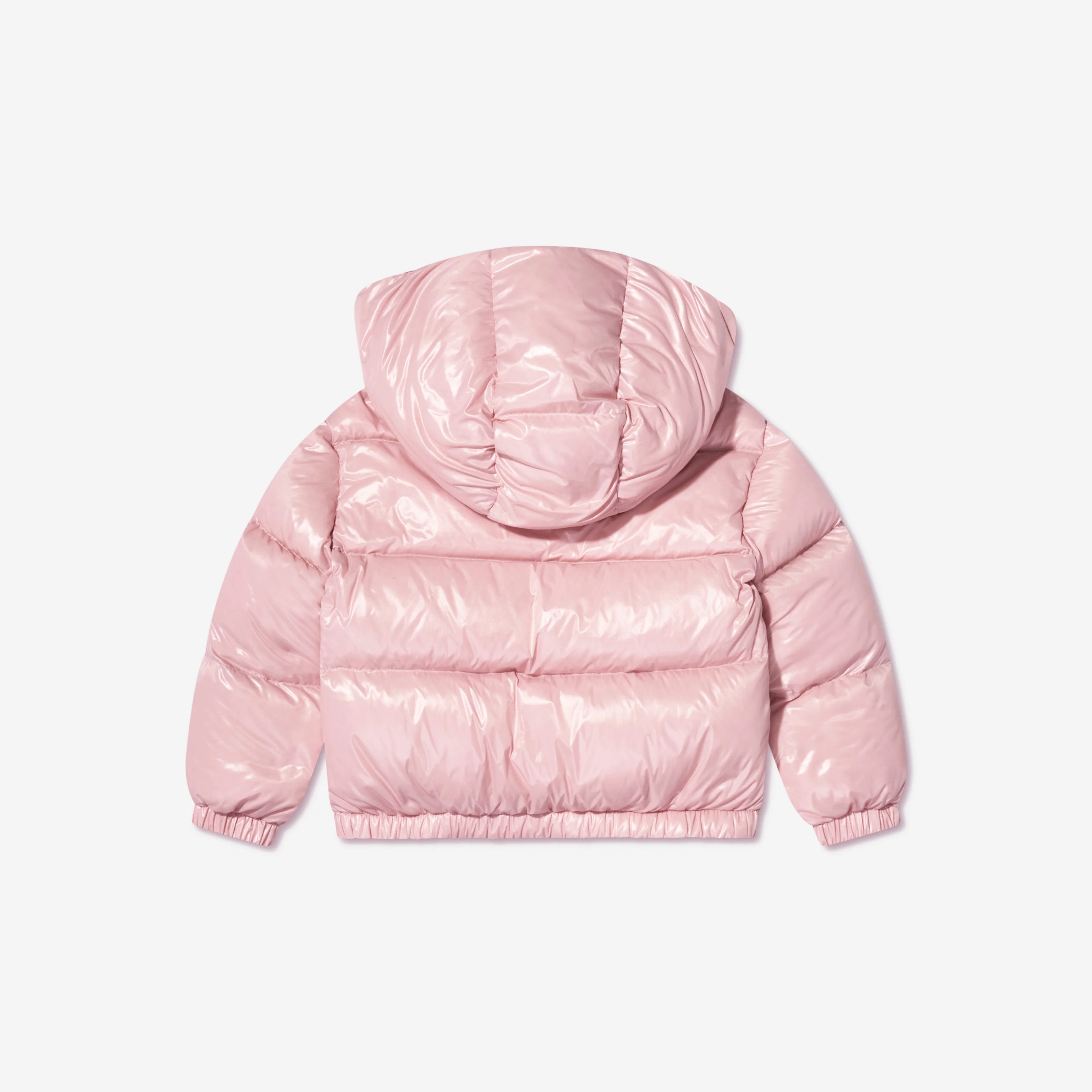 Girls Pink "ABBAYE" Padded Down Jacket