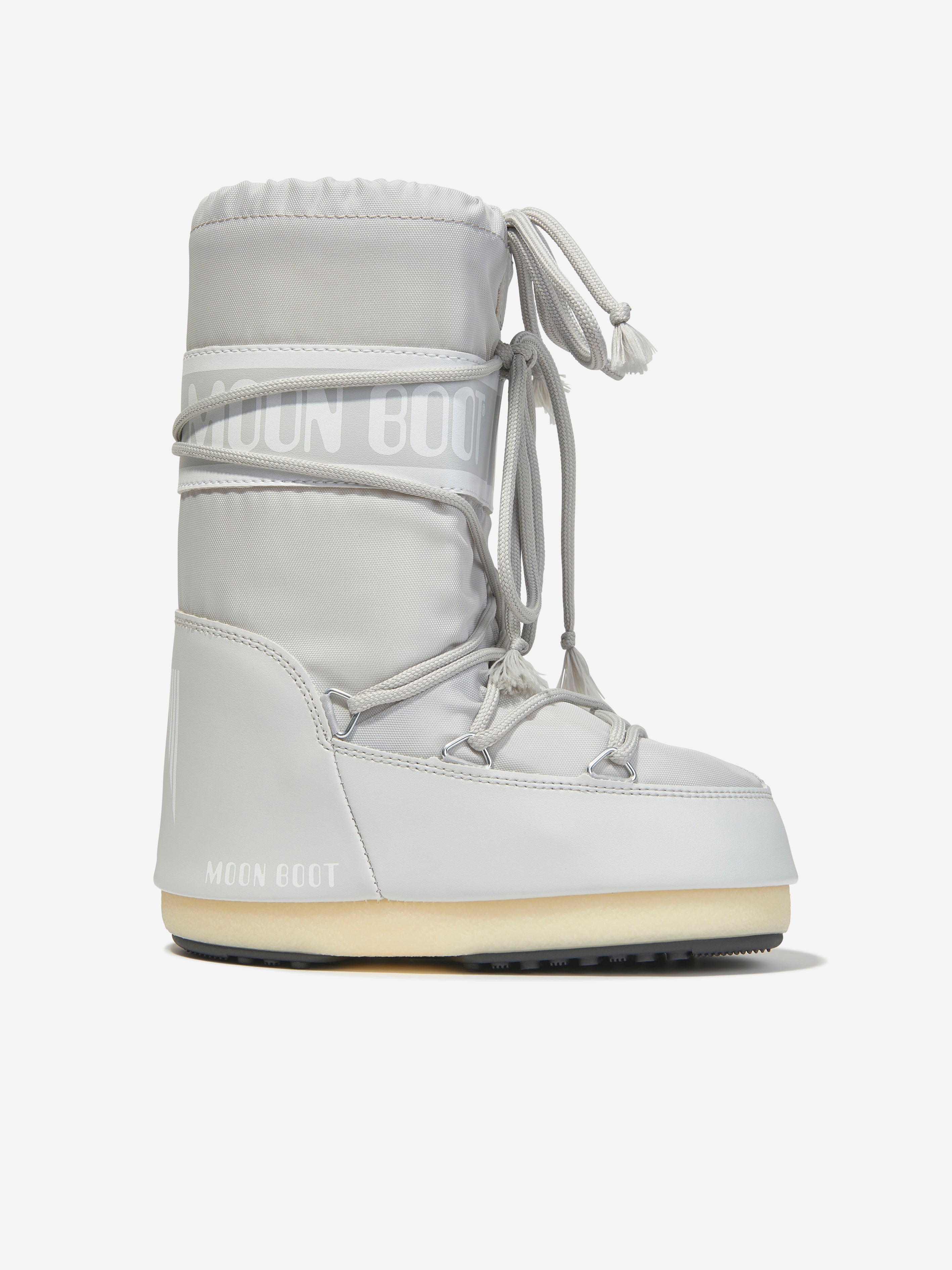Kids Icon Nylon Snow Boots in Grey