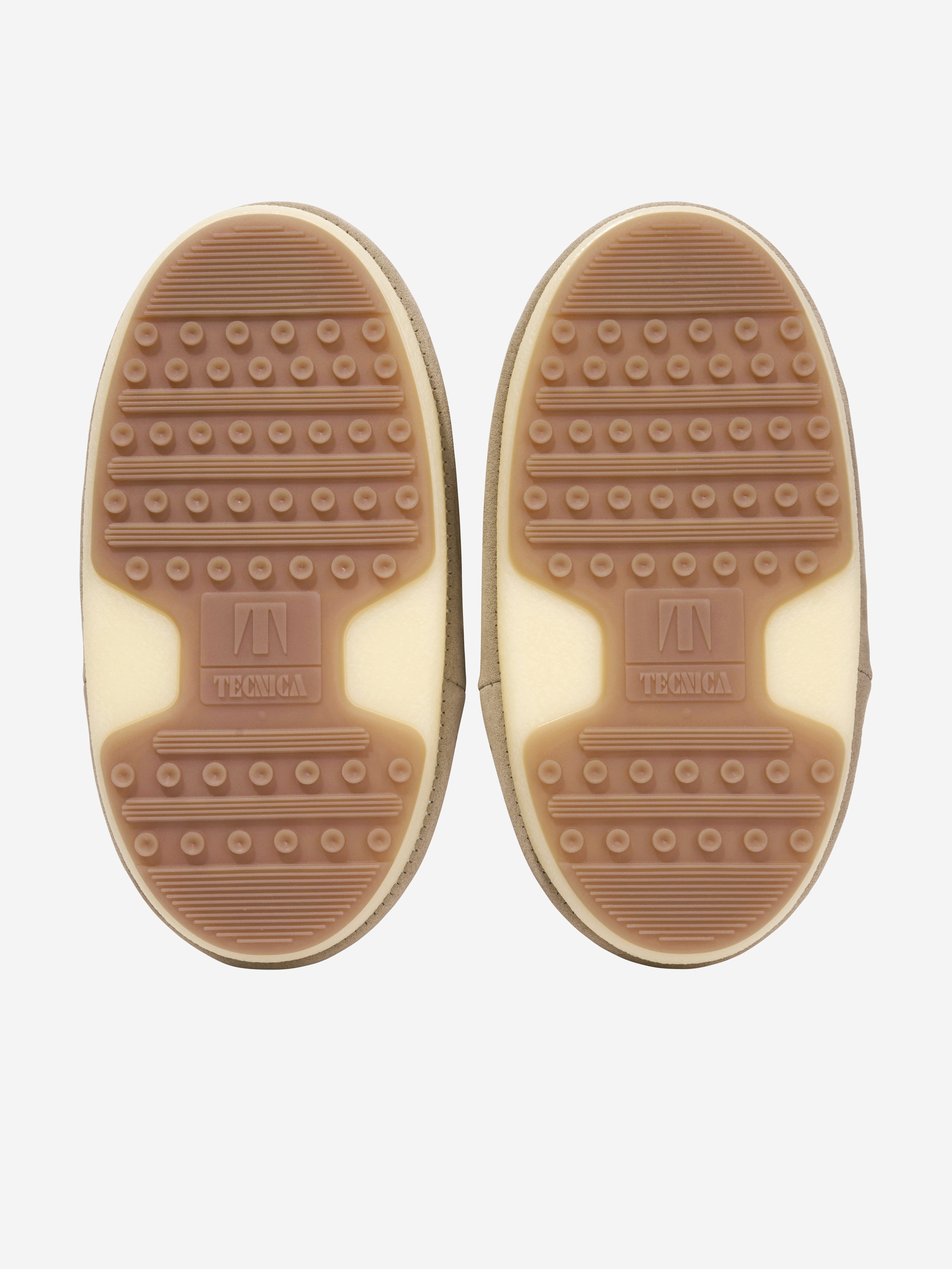 Kids Icon Low No Lace Suede Boots in Beige