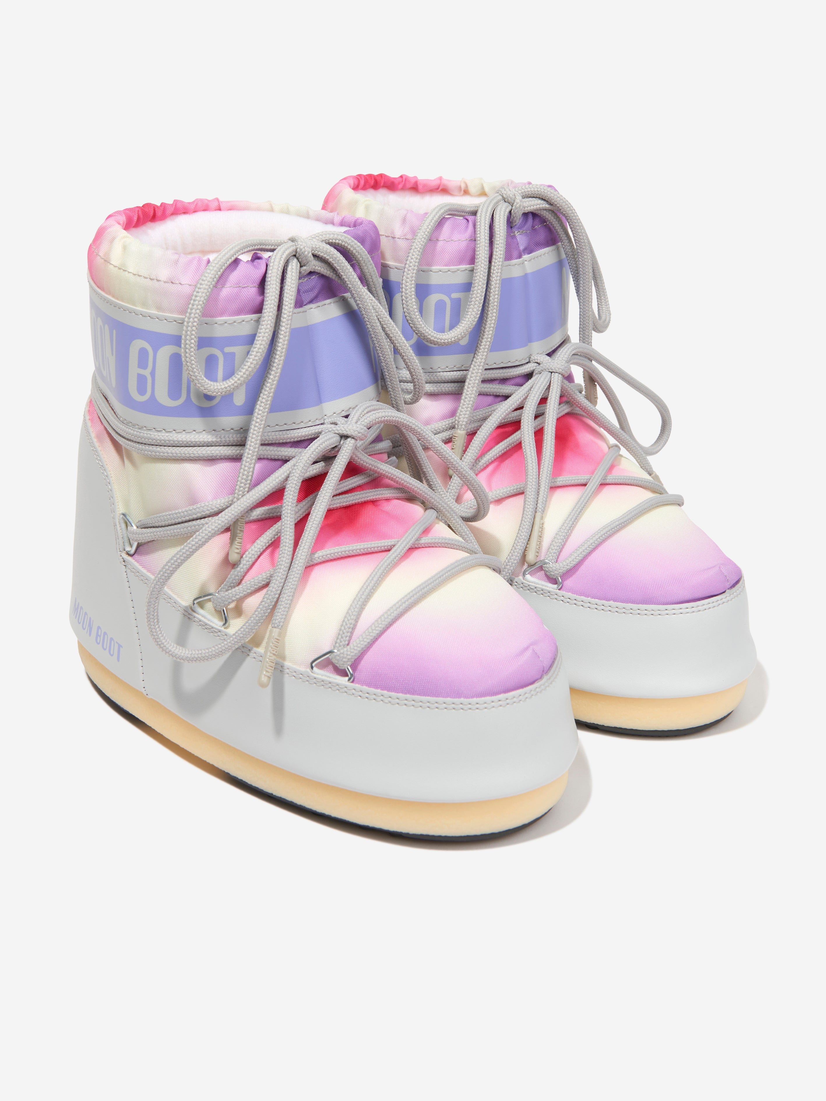 Kids Icon Low Tie Dye Snow Boots in Multicolour