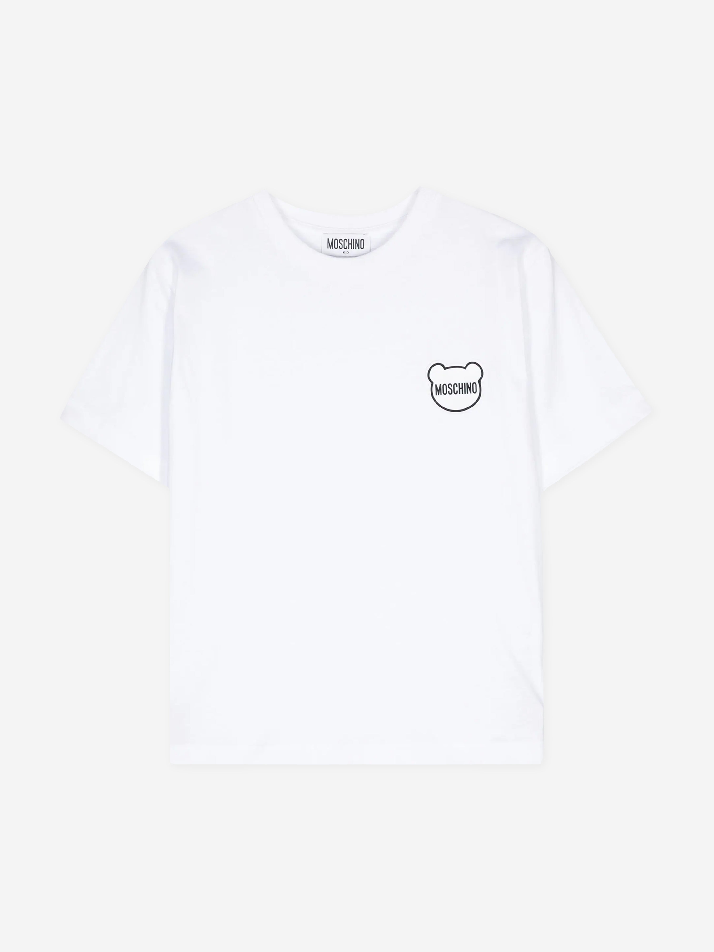 Kids Bear Logo T-Shirt in White