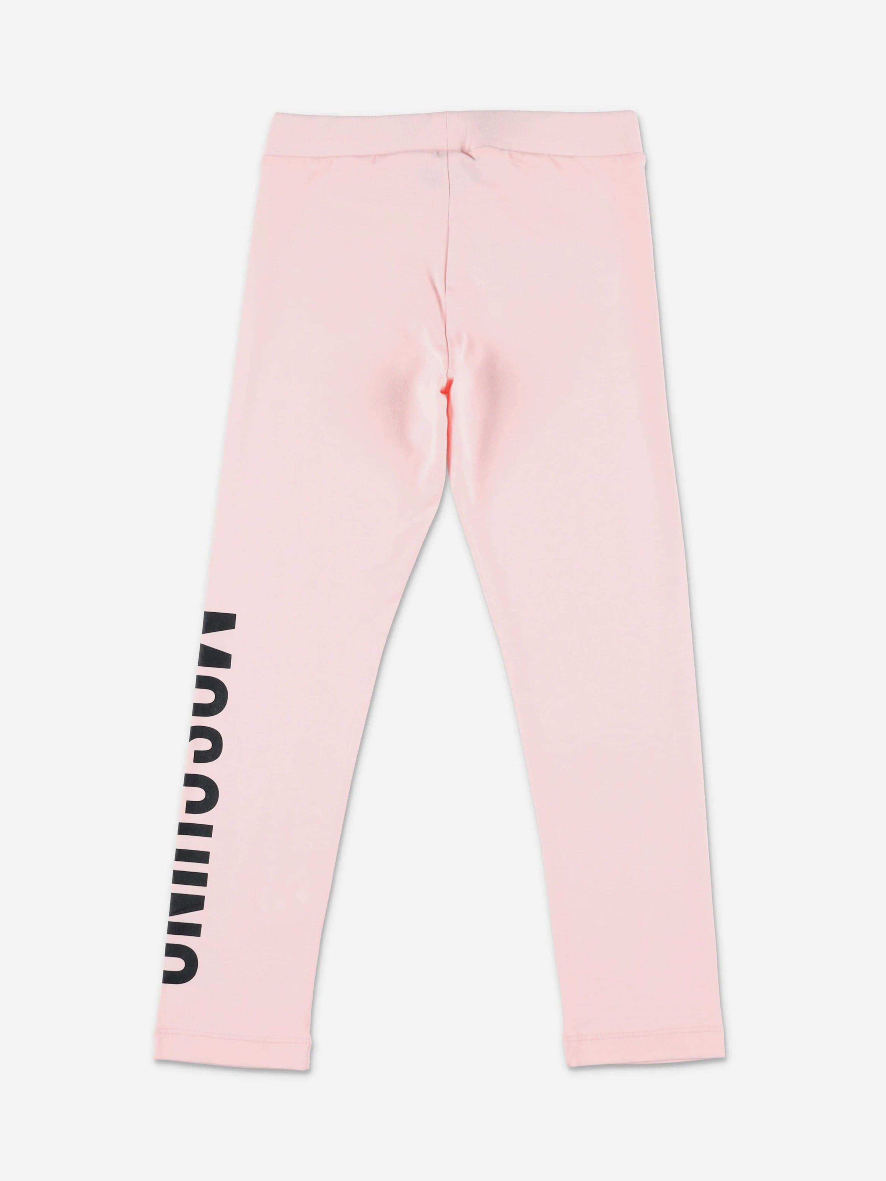 Girls Logo Leggings in Pink