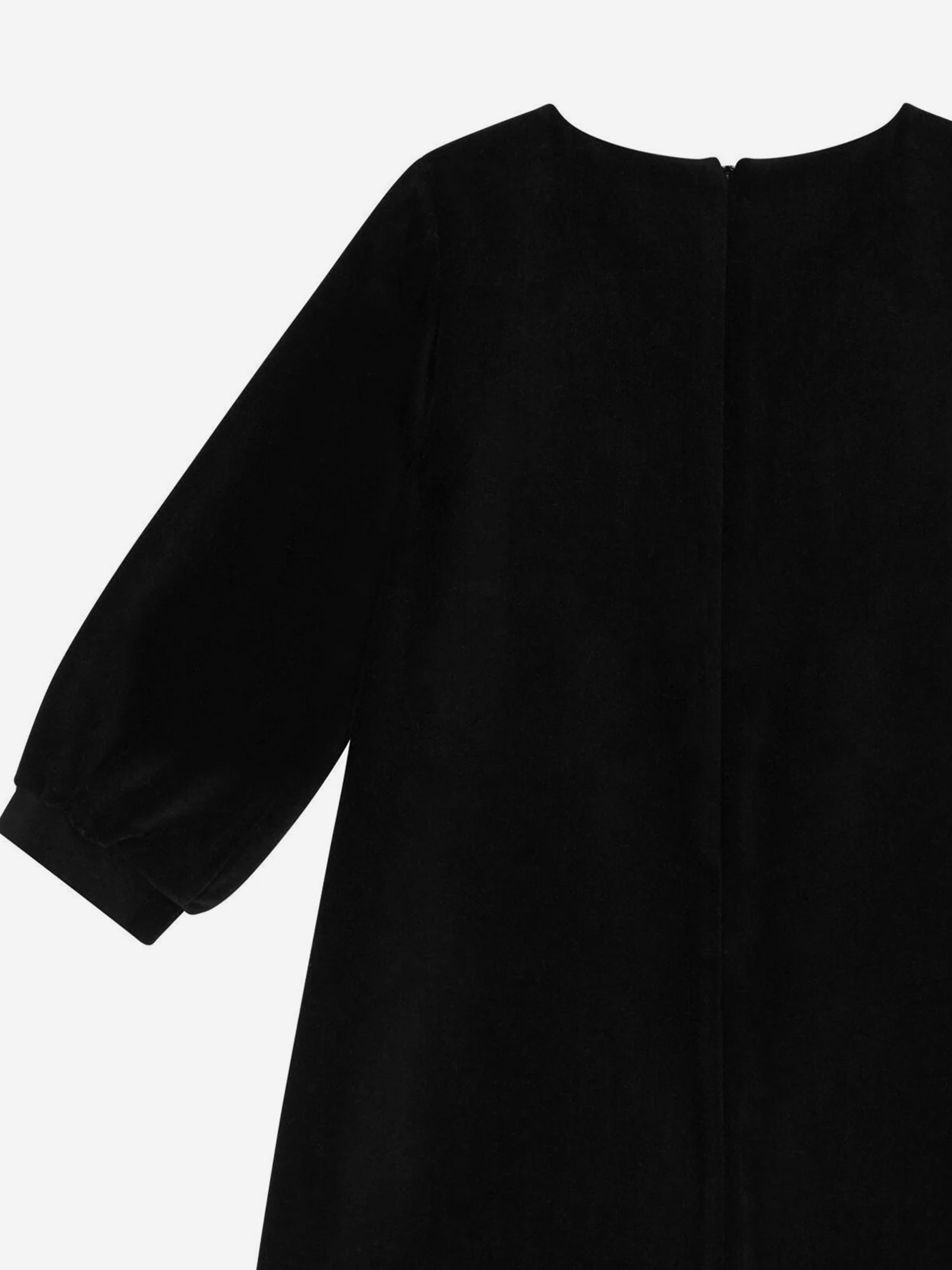 Girls Logo Hearts Dress in Black