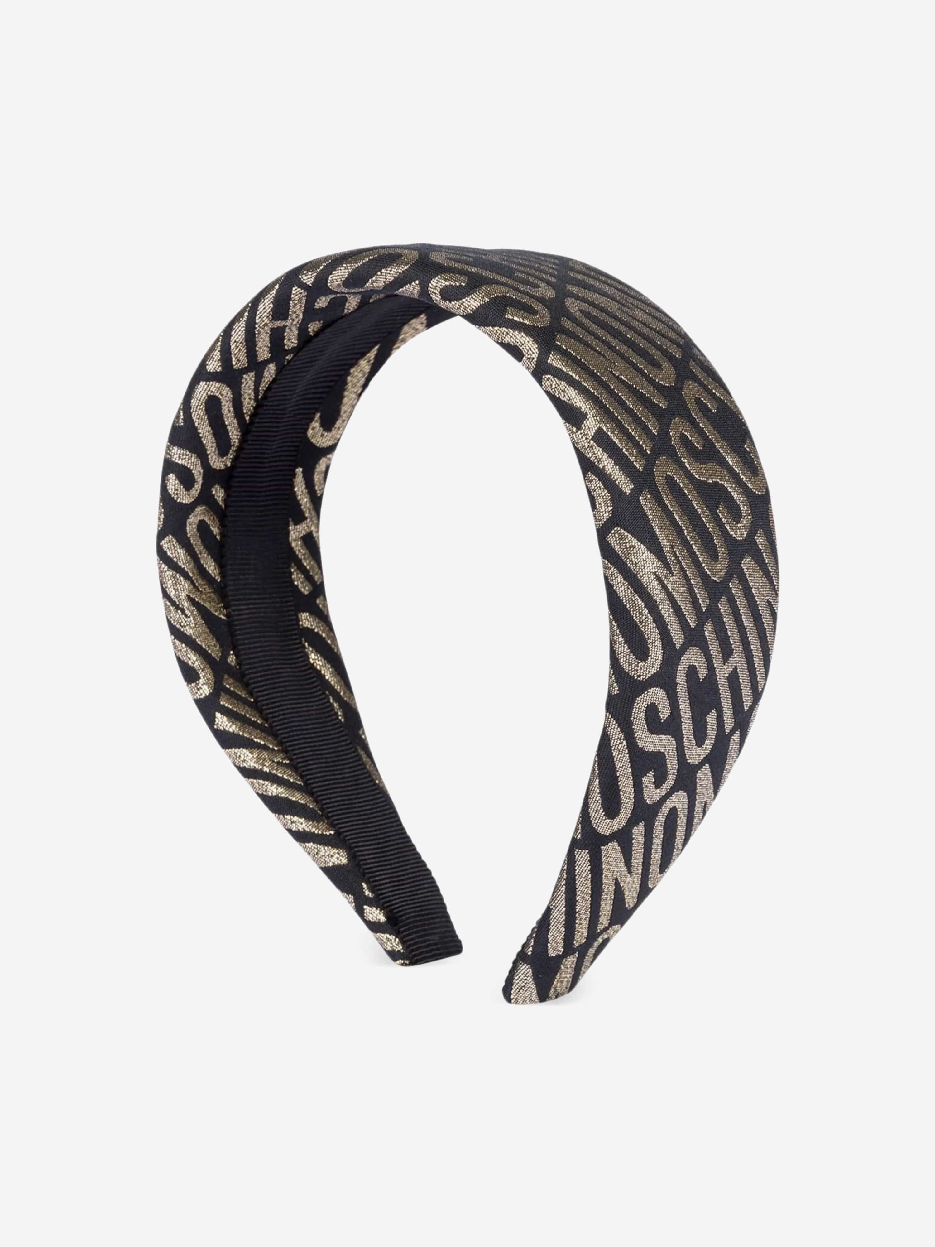 Girls All Over Logo Headband in Gold