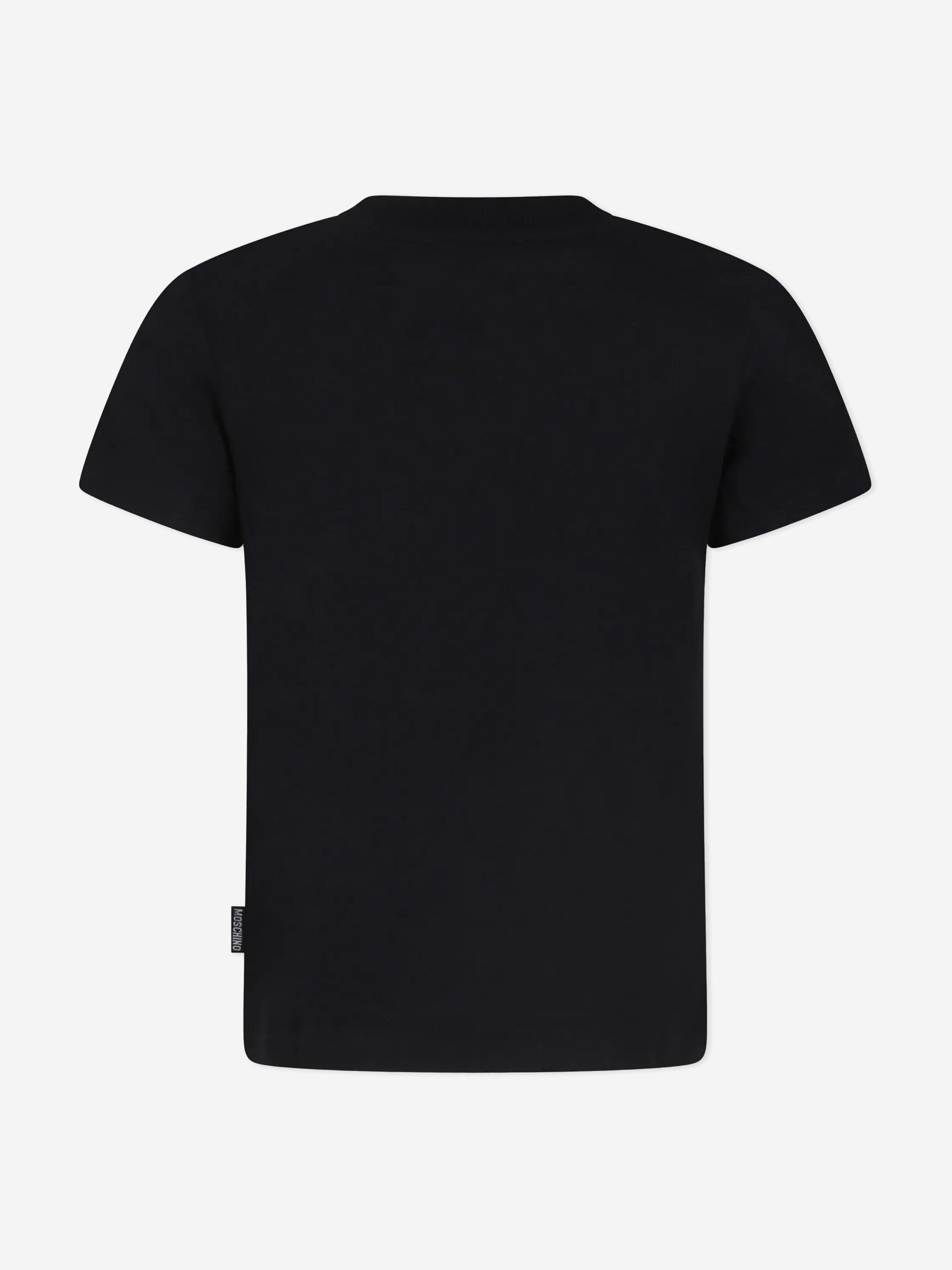 Kids Teddy Bear T-Shirt in Black