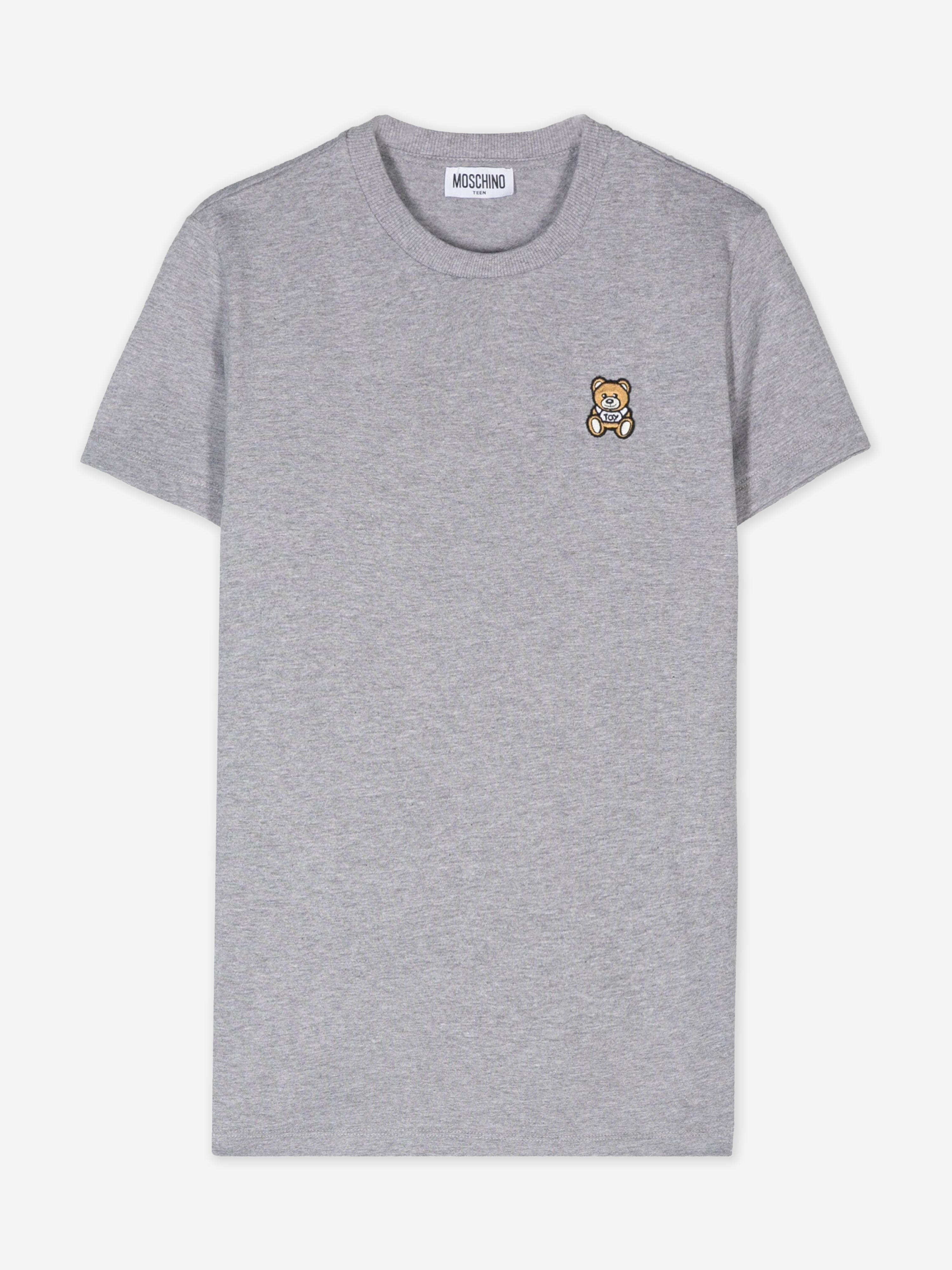 Kids Teddy Bear T-Shirt in Grey
