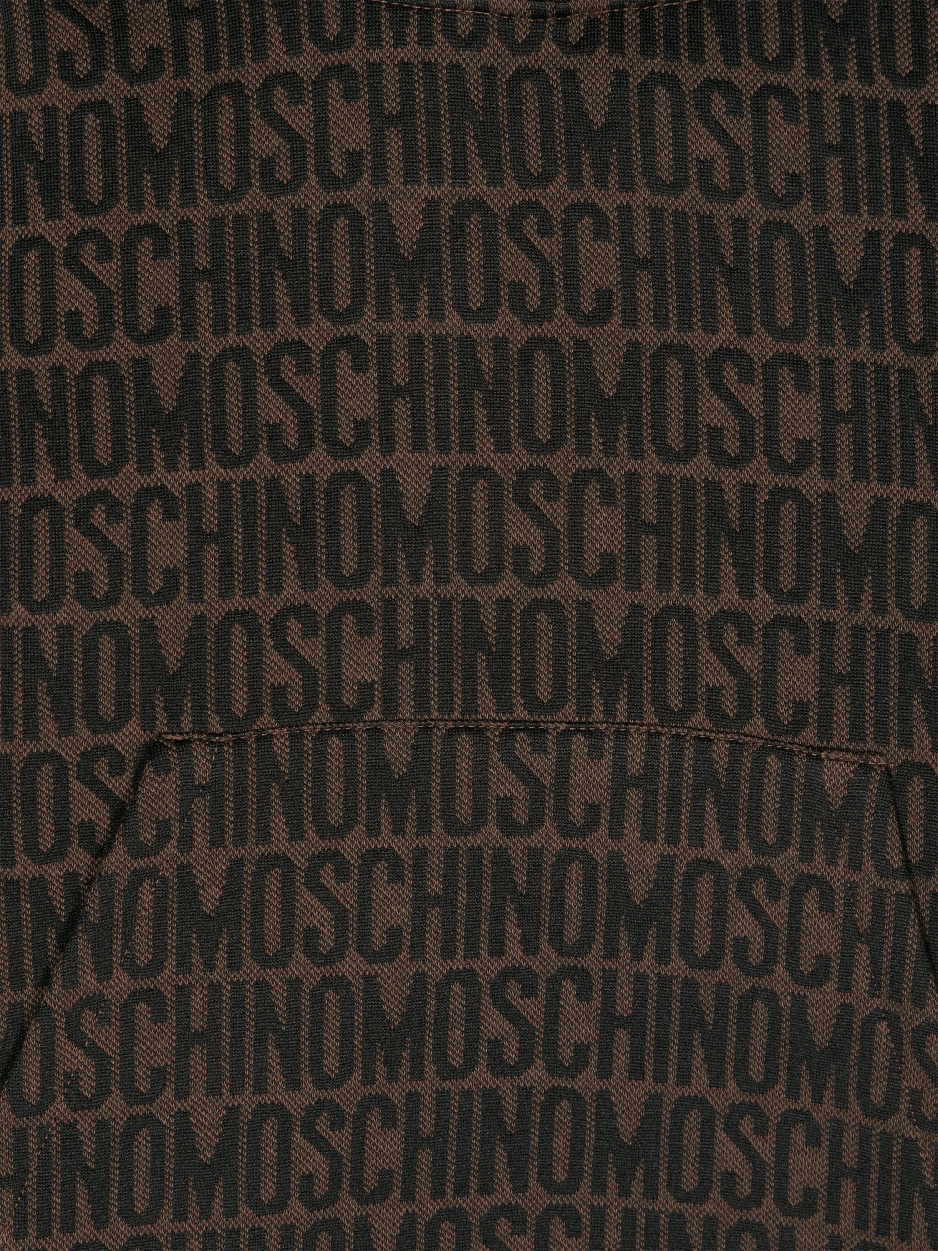 Kids All Over Logo Hoodie in Brown
