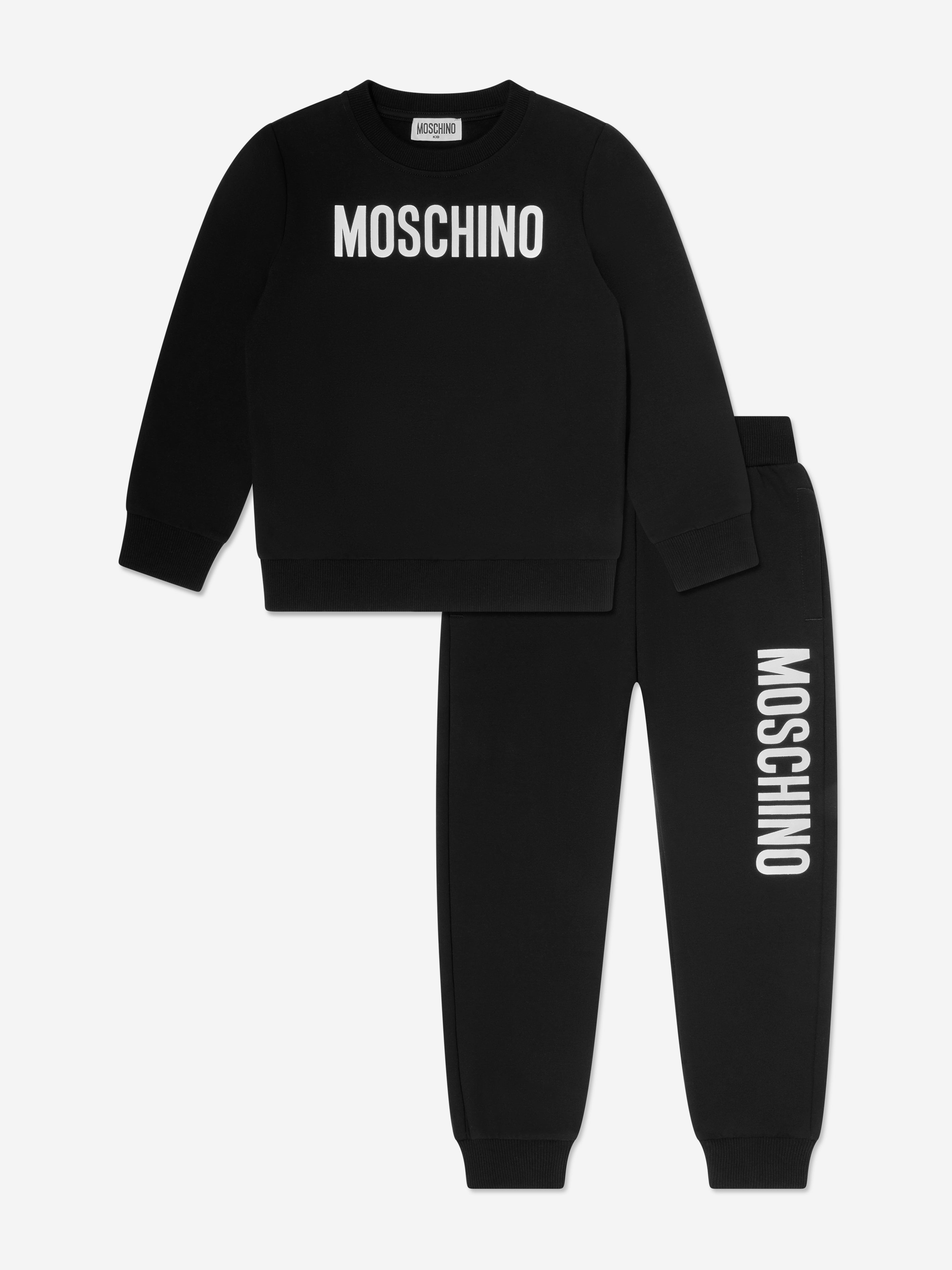 Kids Logo Tracksuit in Black