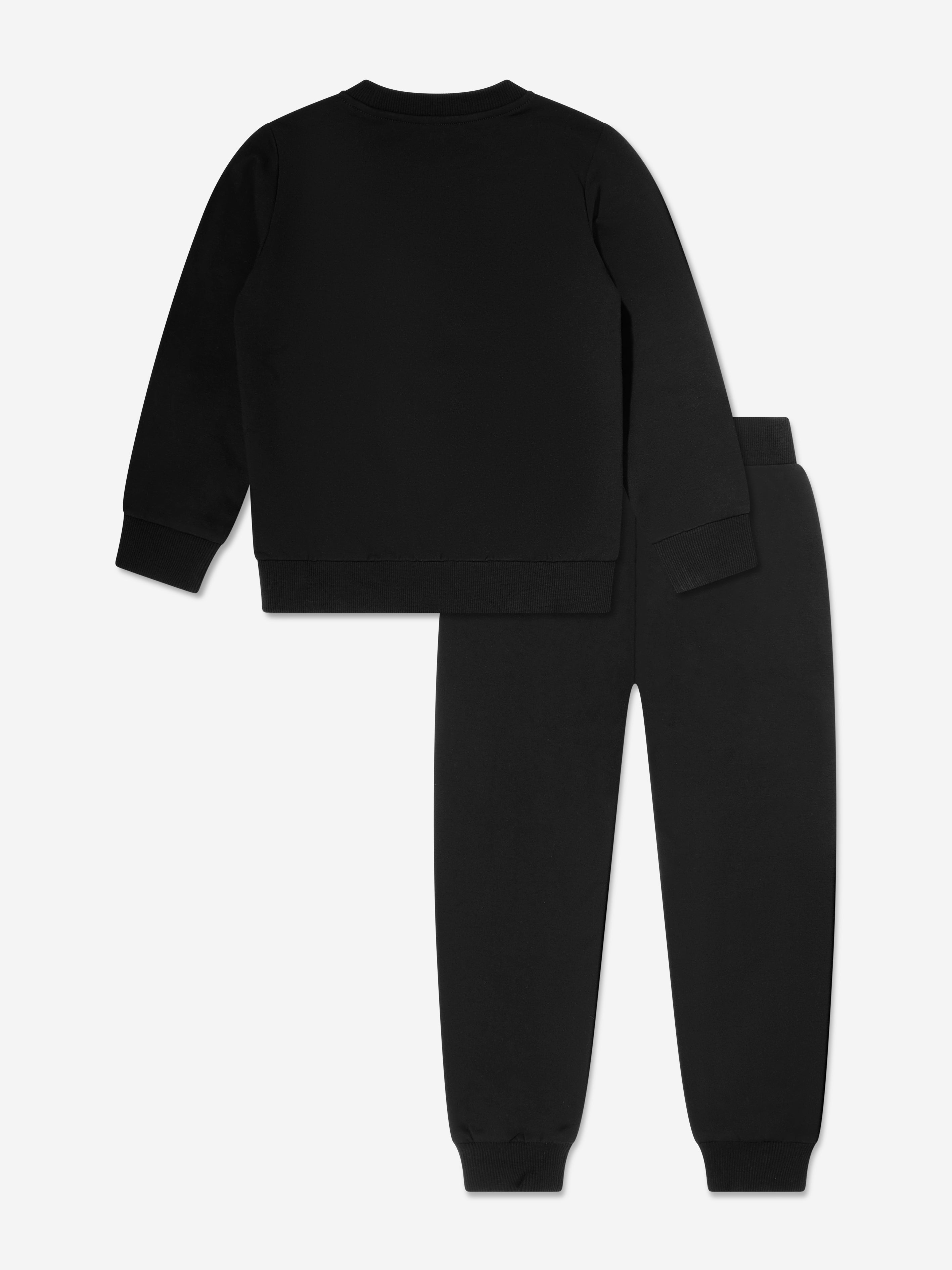 Kids Logo Tracksuit in Black