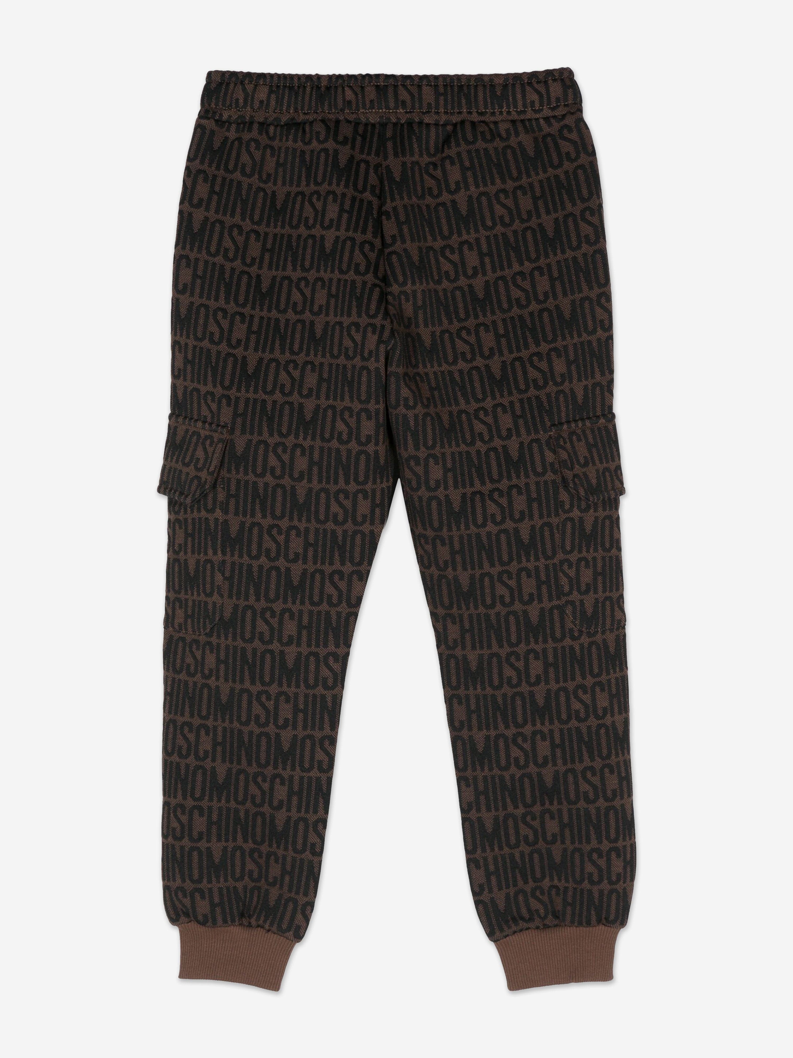Kids All Over Logo Joggers in Brown