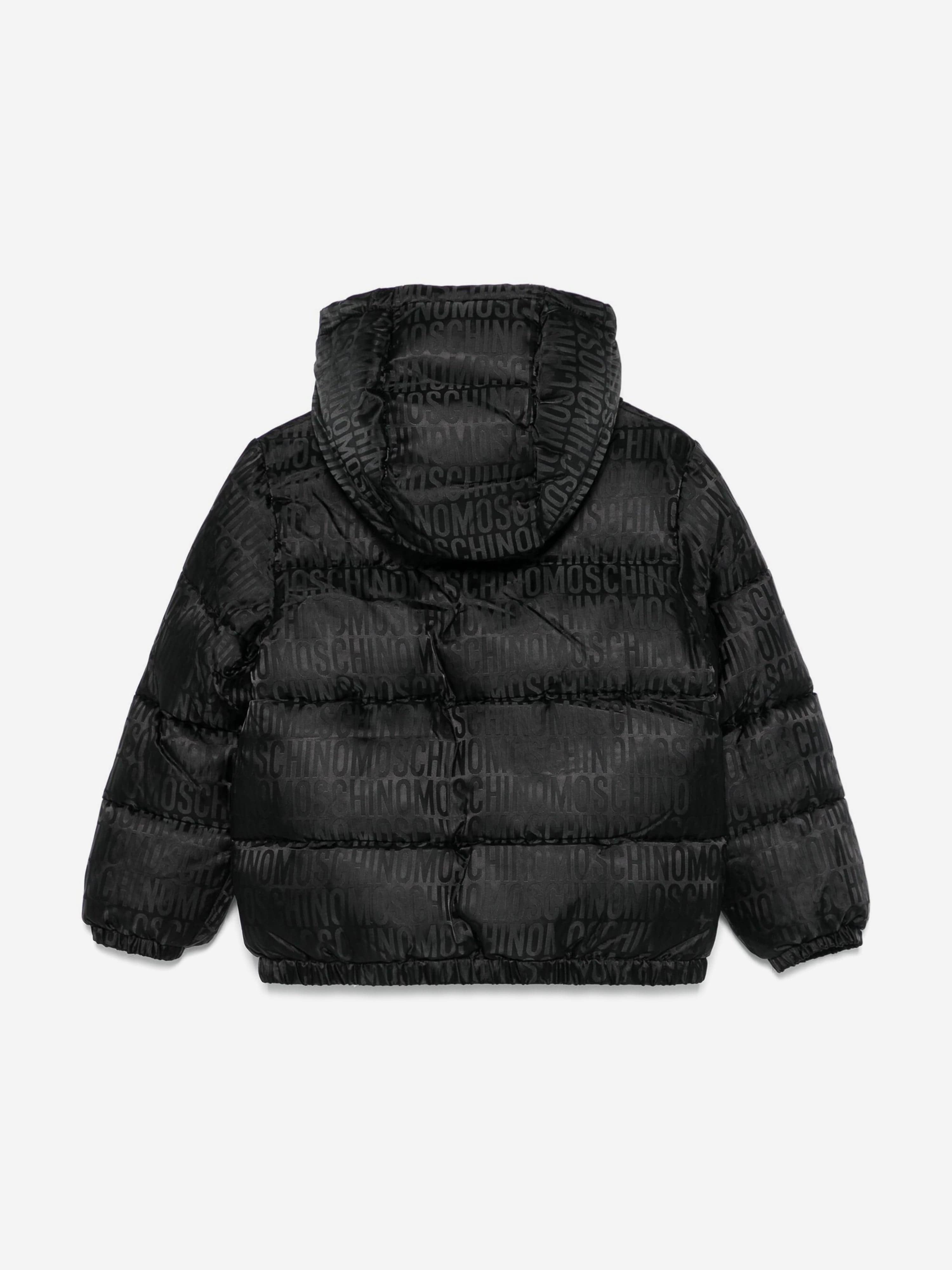 Kids All Over Logo Puffer Jacket in Black