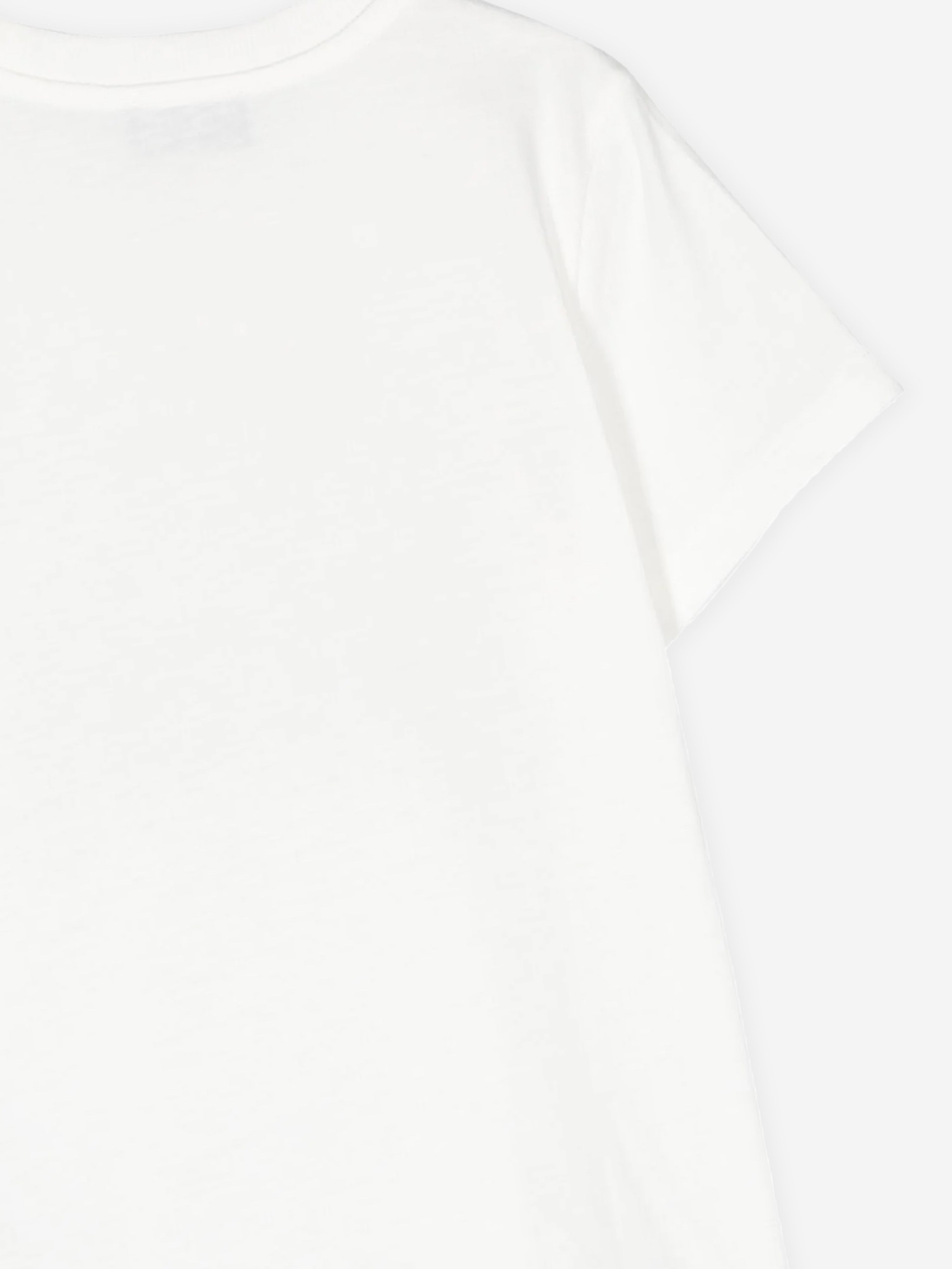 Kids Teddy Bear Logo T-Shirt in Ivory
