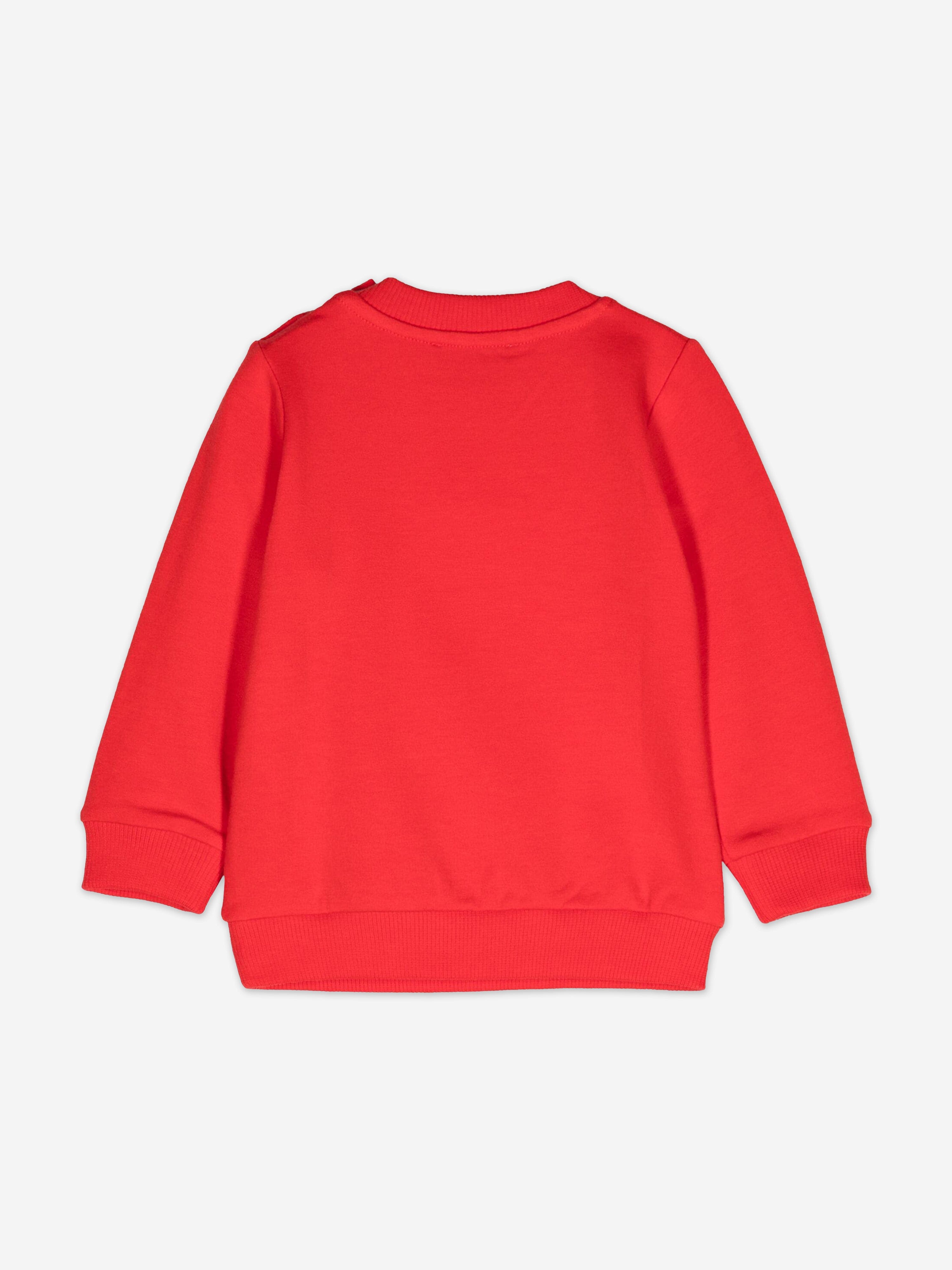Moschino Baby Sledge Bear Sweatshirt in Red