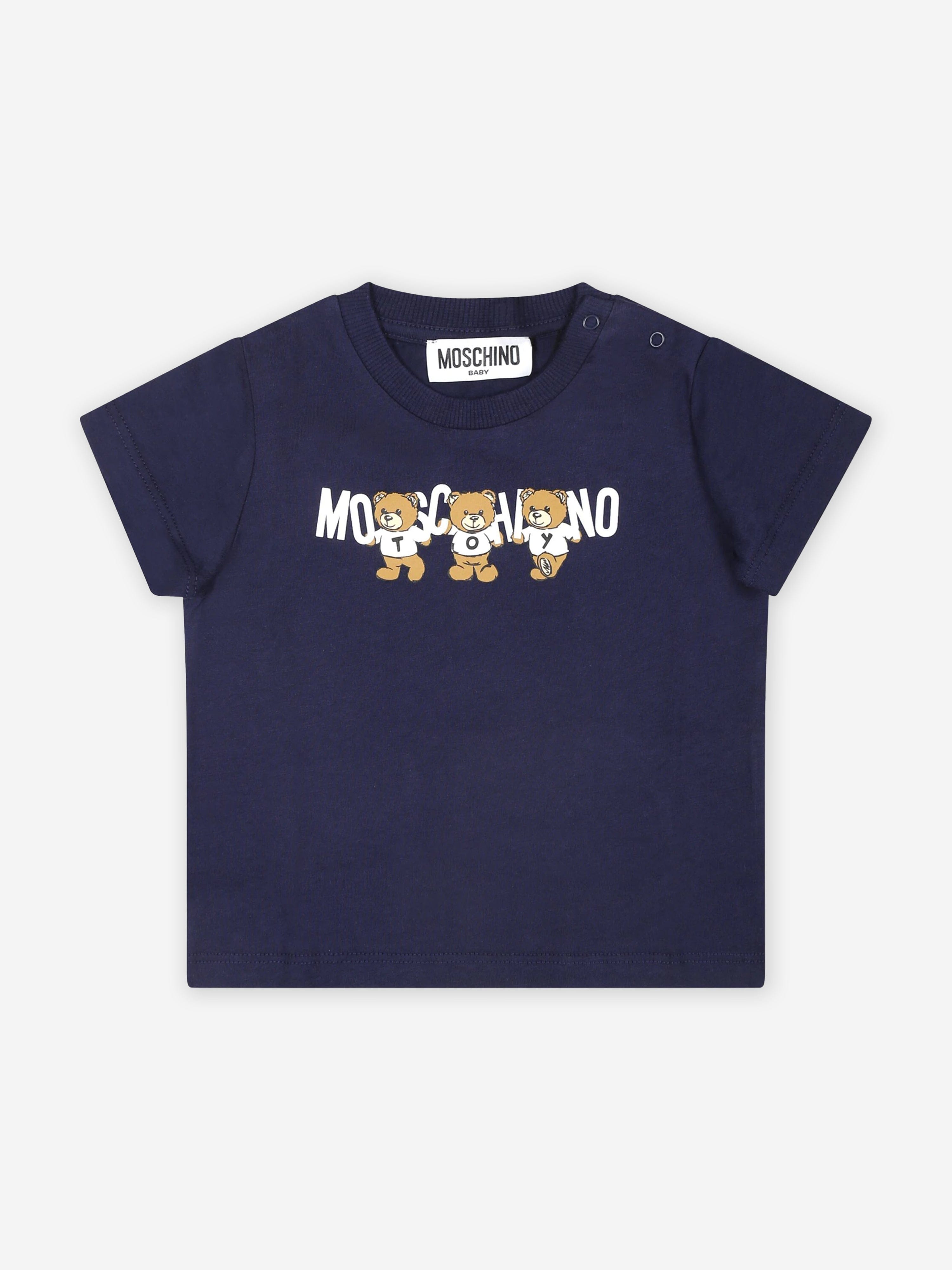 Baby Bear Logo T-Shirt in Navy