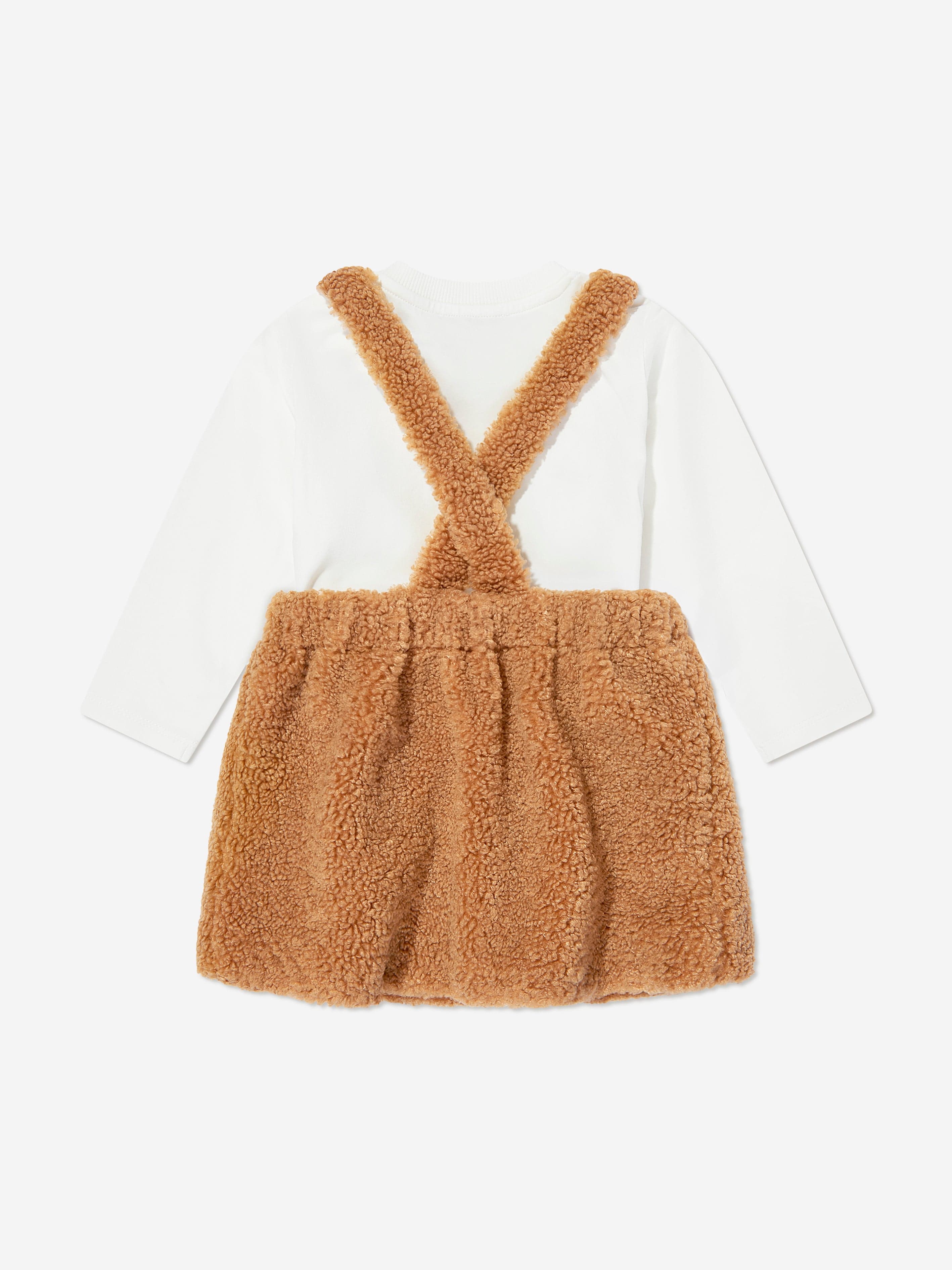 Baby Girls Bear Logo Skirt Set in Multicolour