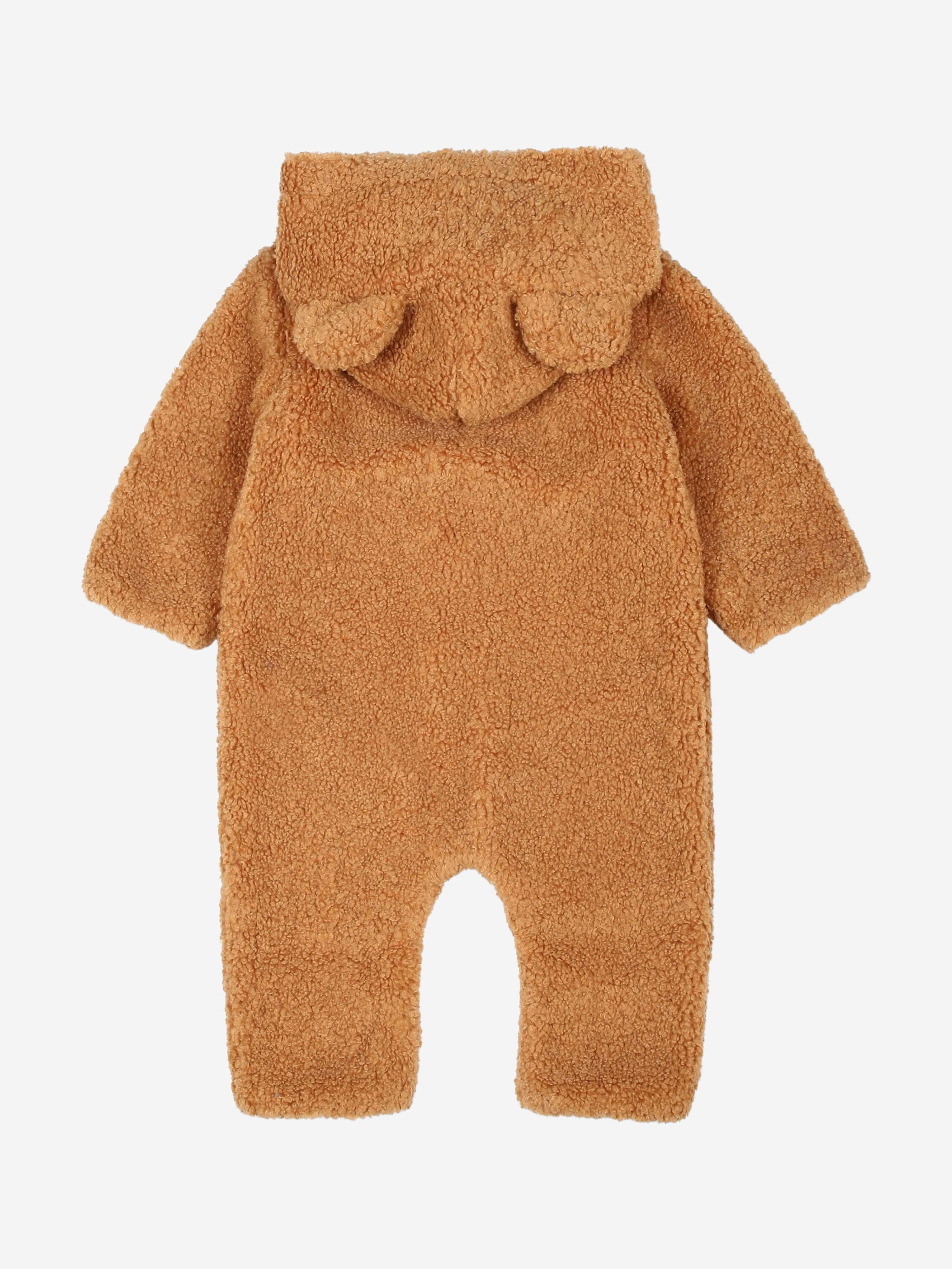 Baby Teddy Bear Romper in Brown