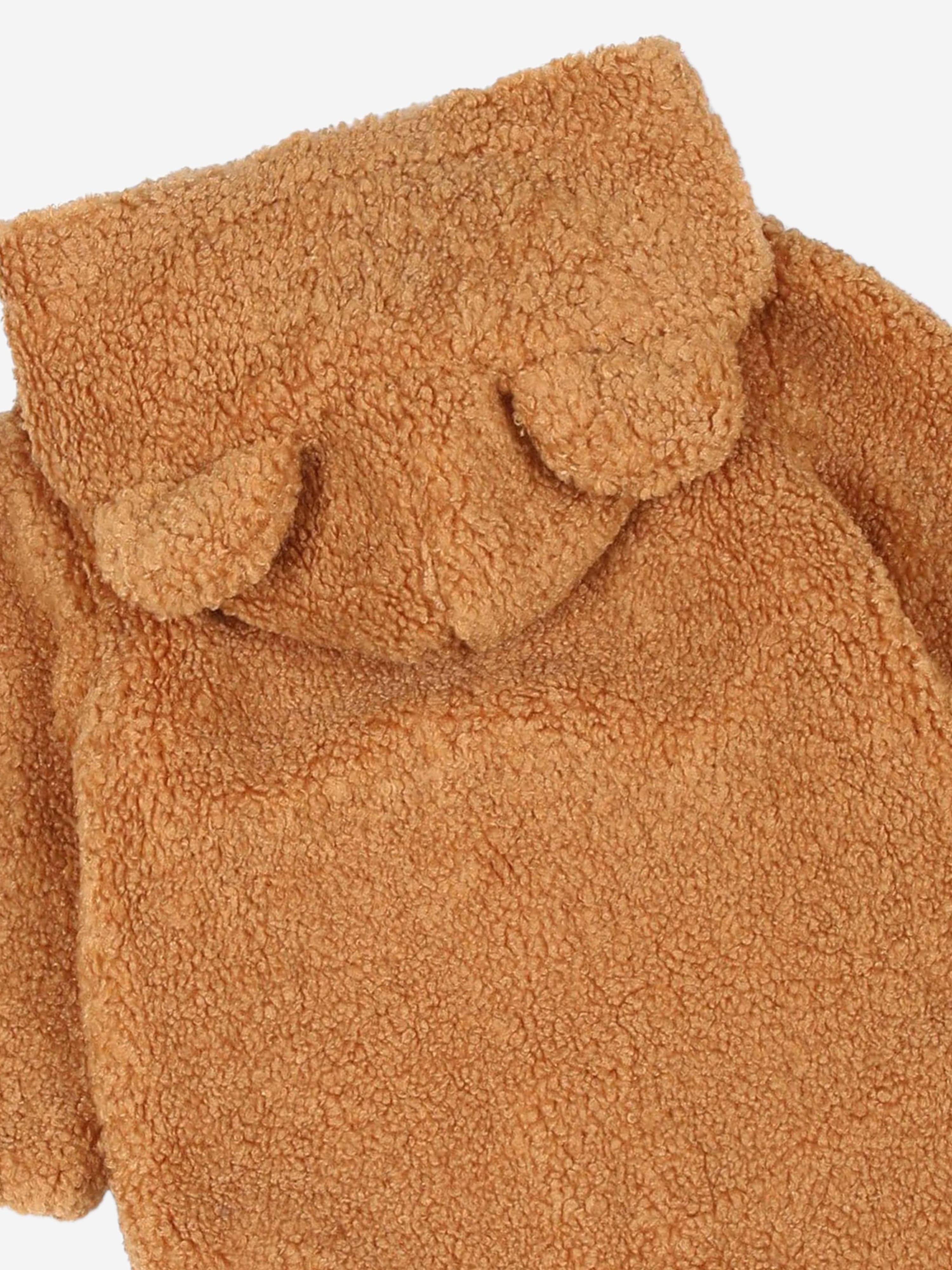 Baby Teddy Bear Romper in Brown