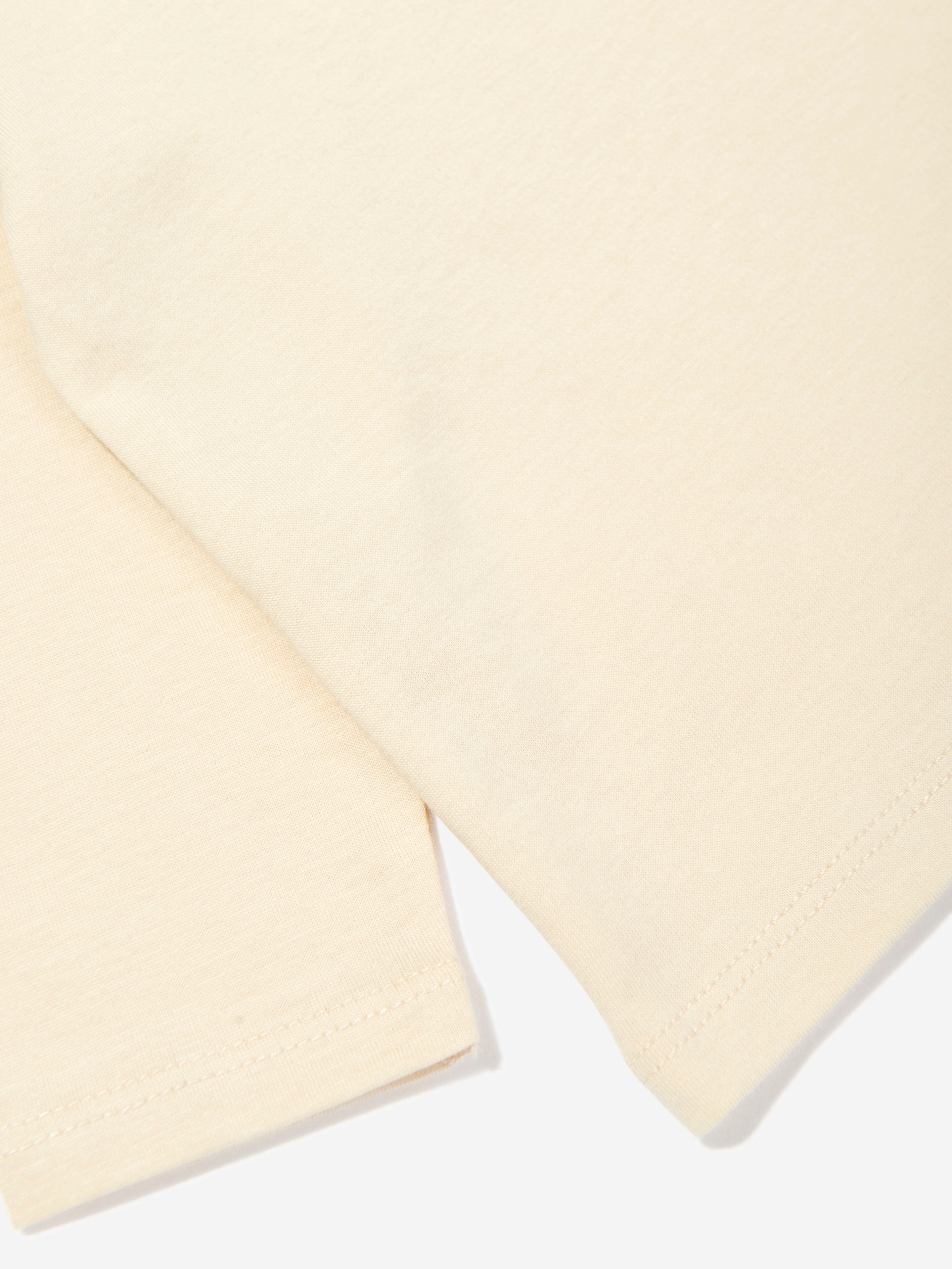 Baby Long Sleeve Bear T-Shirt in Beige