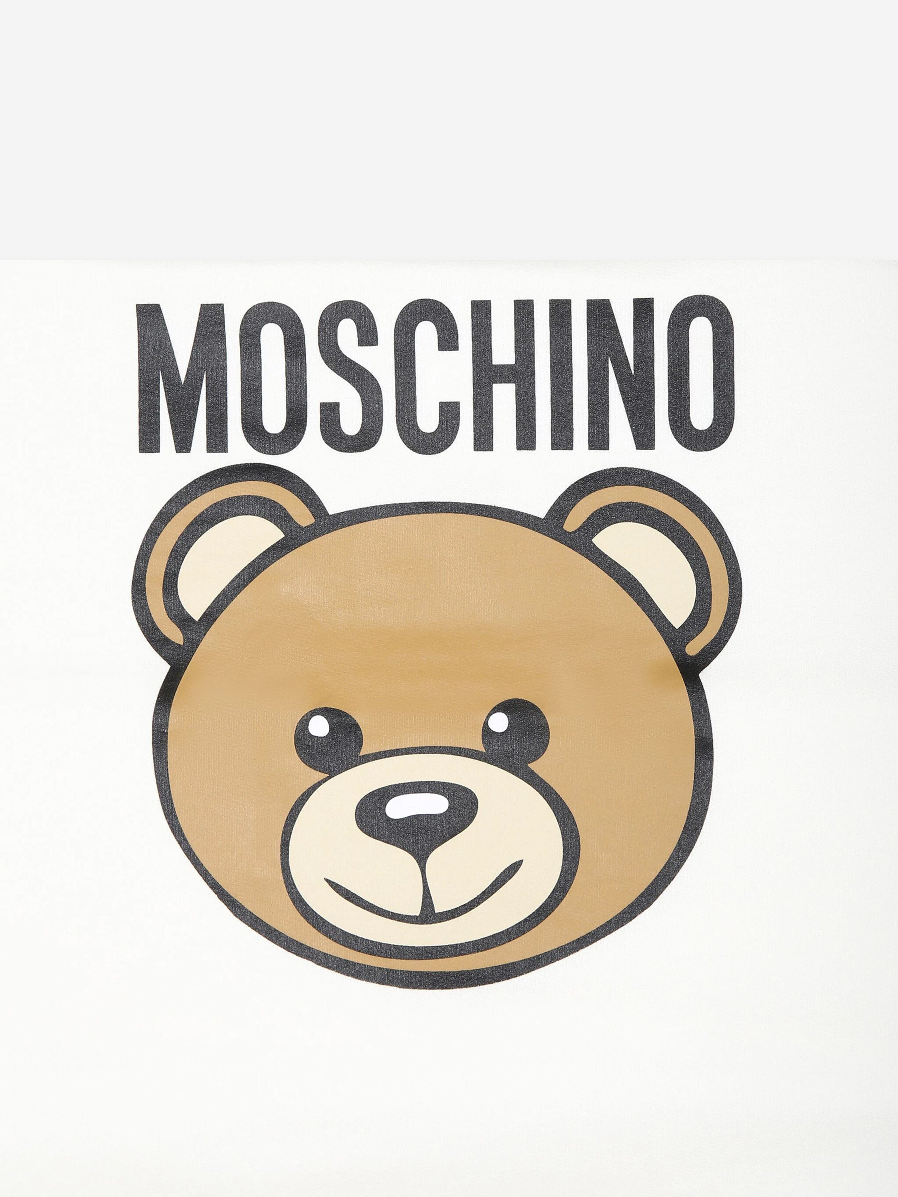 Baby Bear Logo Blanket in Ivory
