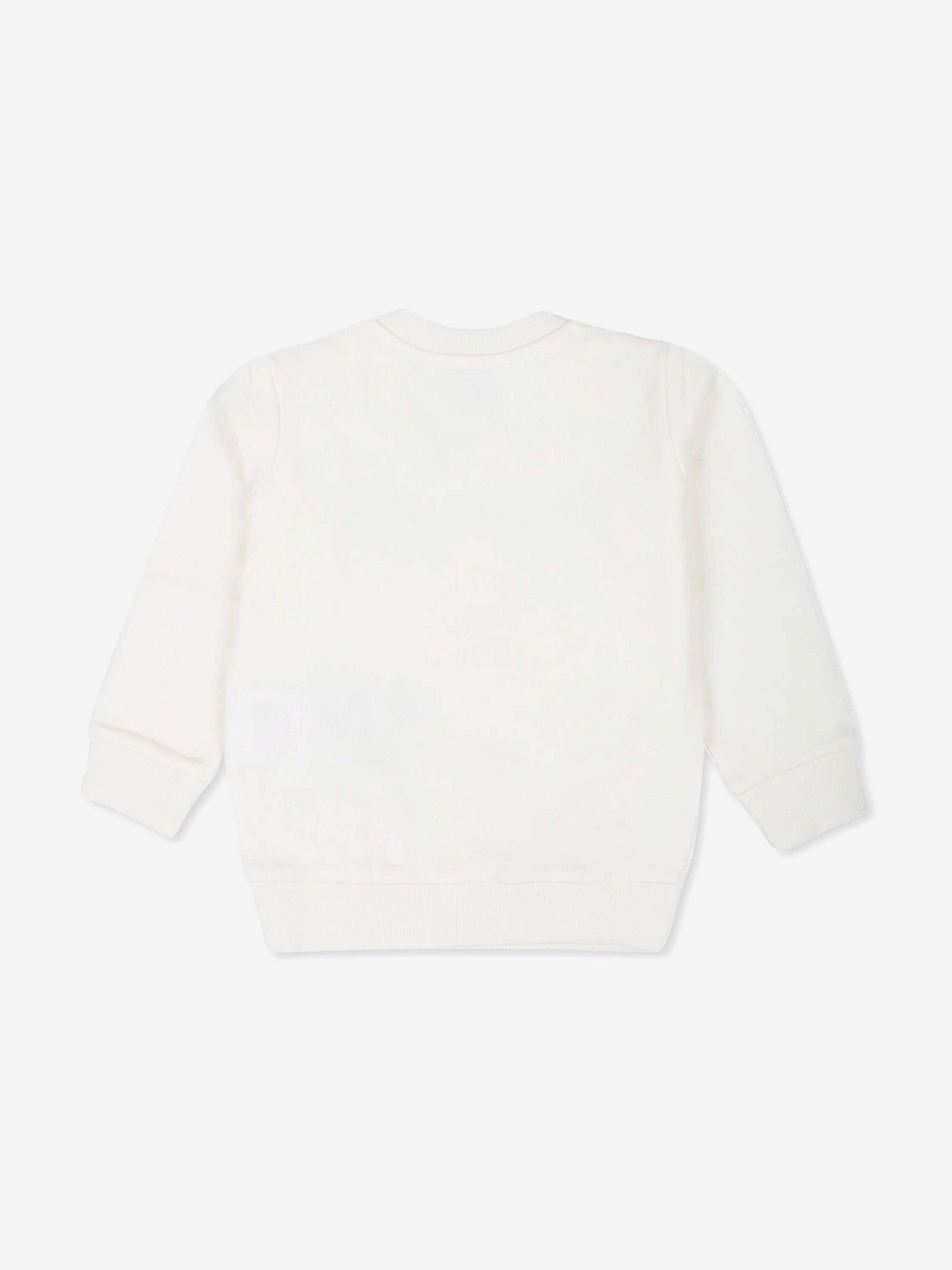 Baby Bear Logo Sweatshirt in Ivory