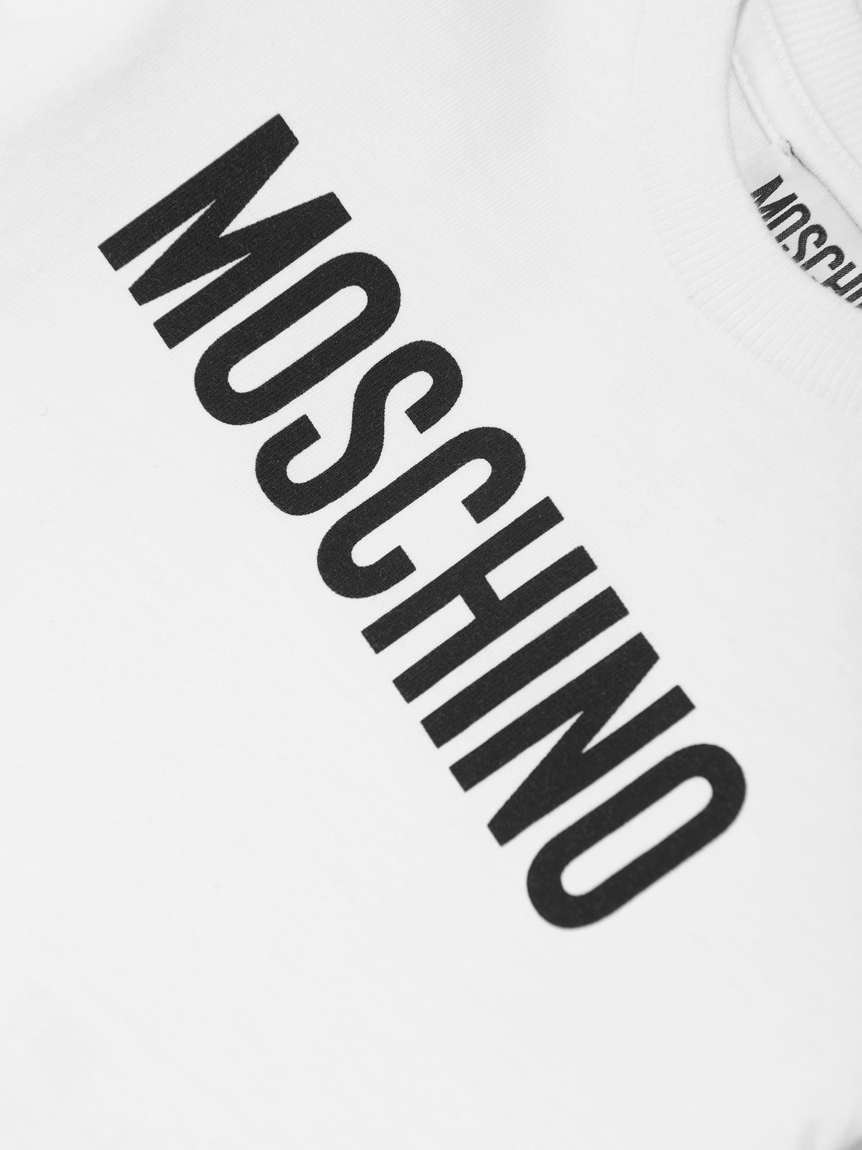 Baby Long Sleeve Logo T-Shirt in White
