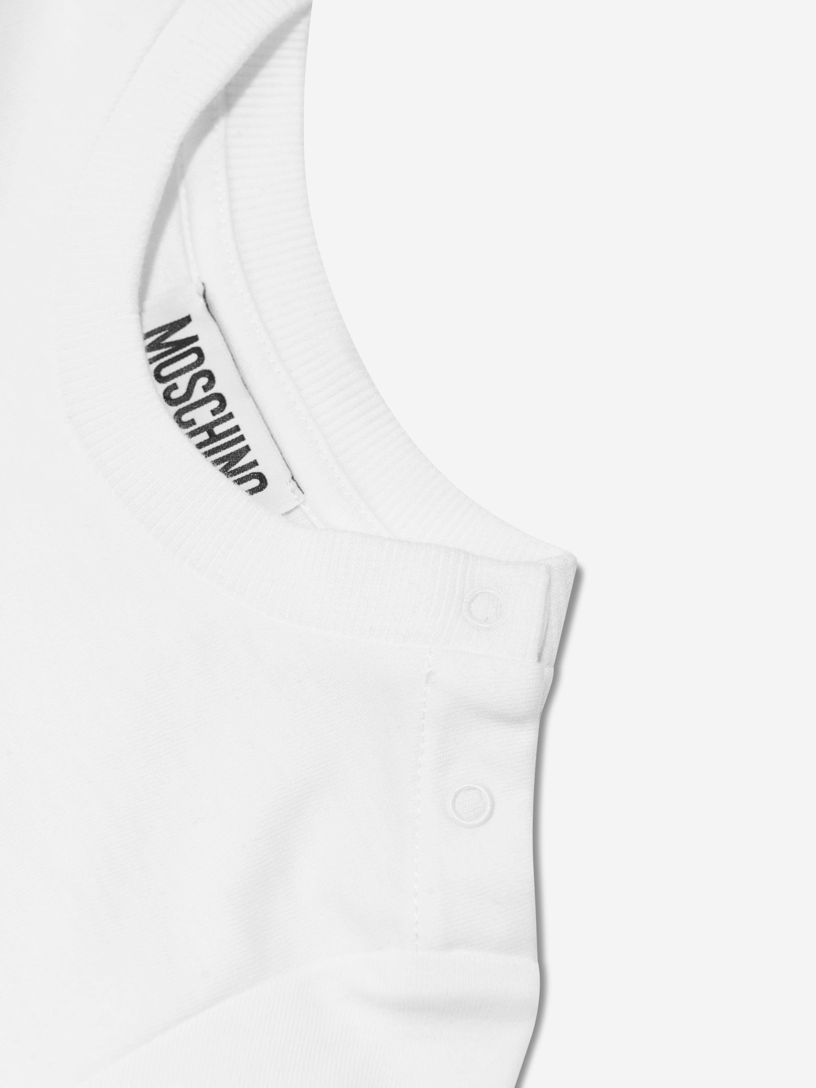 Baby Long Sleeve Logo T-Shirt in White