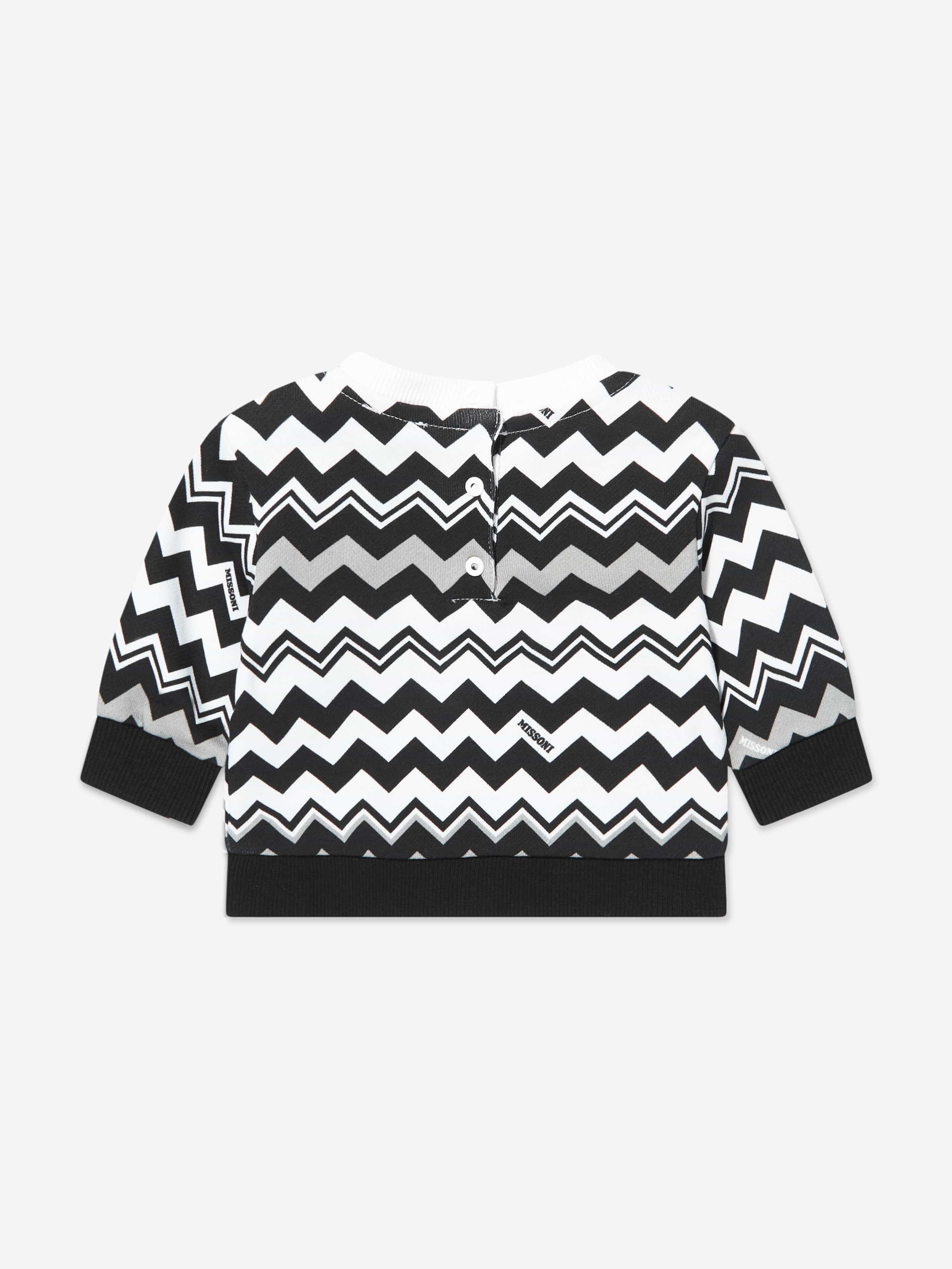 Missoni Baby Boys Zigzag Sweatshirt in Black