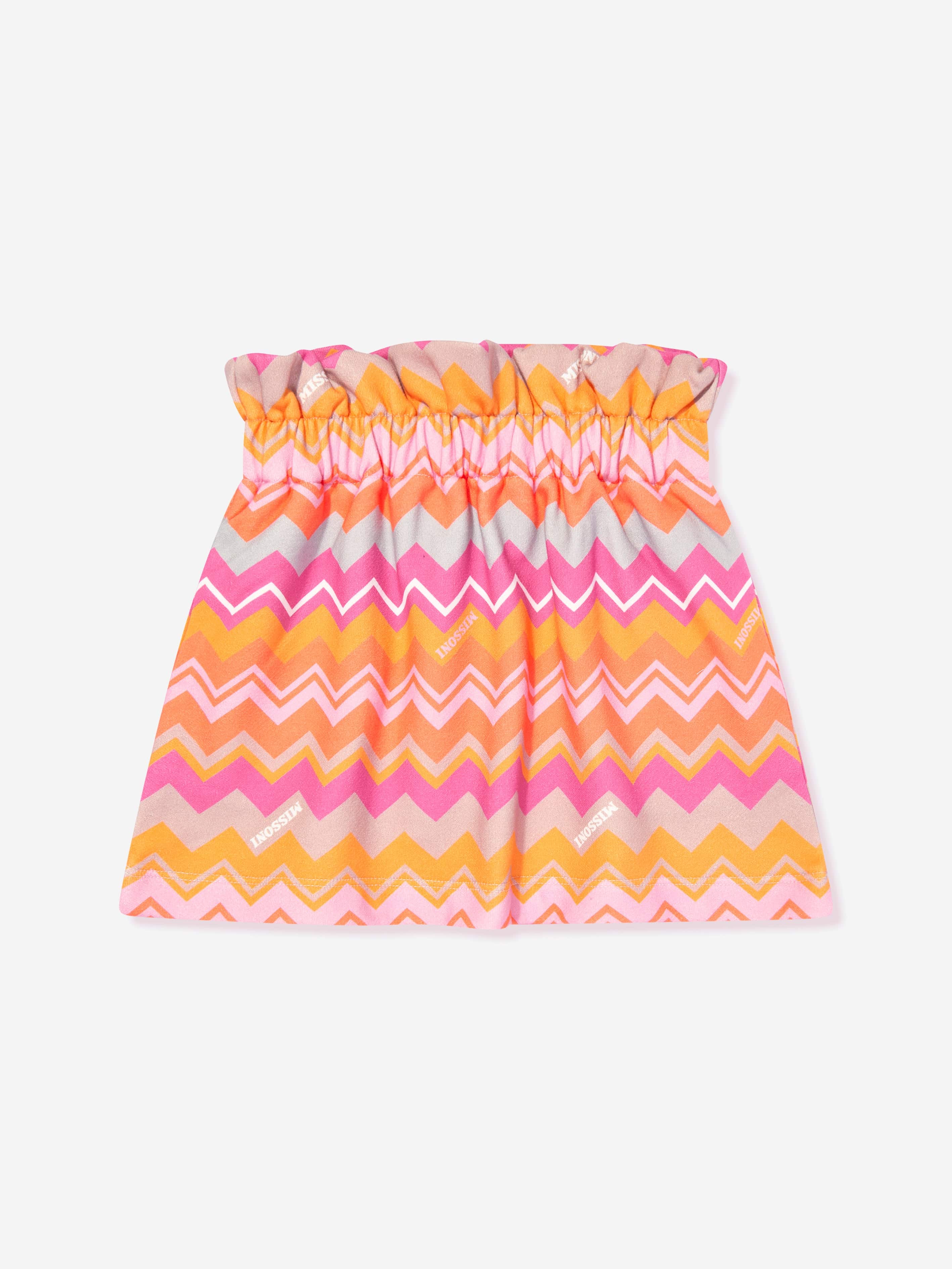 Girls Zigzag Skirt in Multicolour