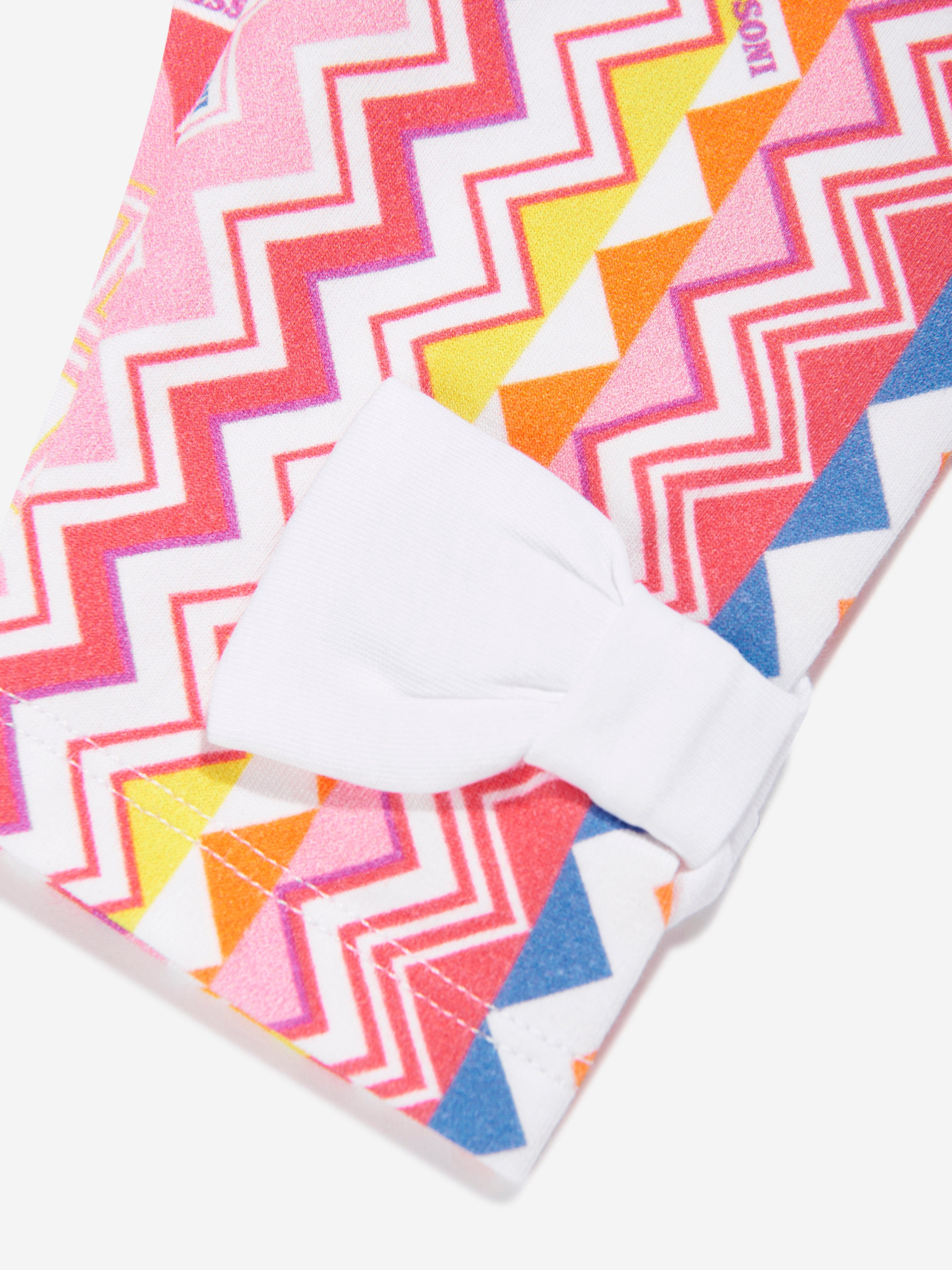 Baby Girls Zigzag Leggings in Multicolour