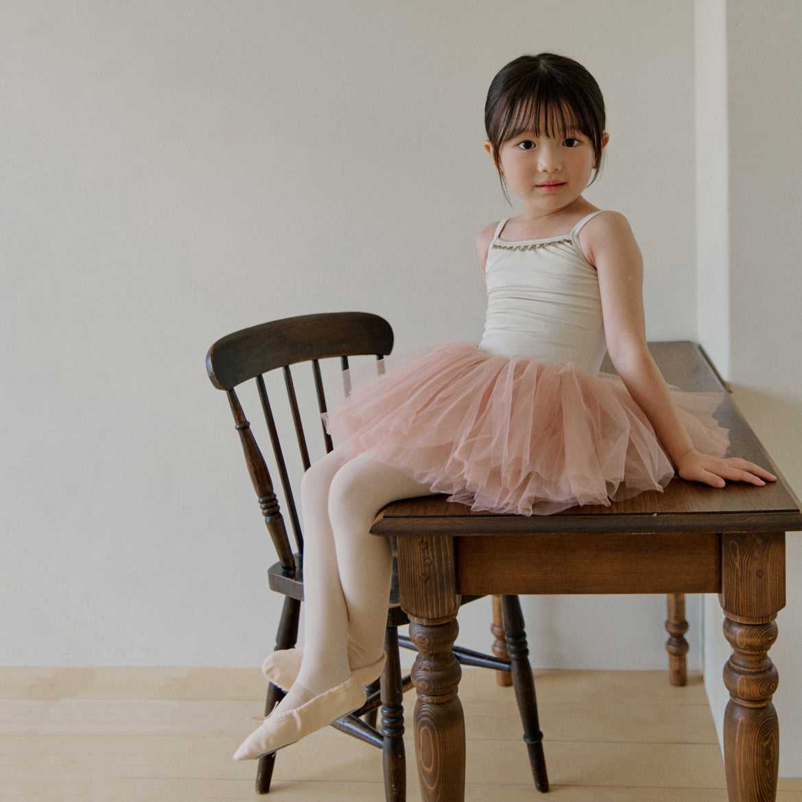 Girls Cream Ballet Tutu Skirt