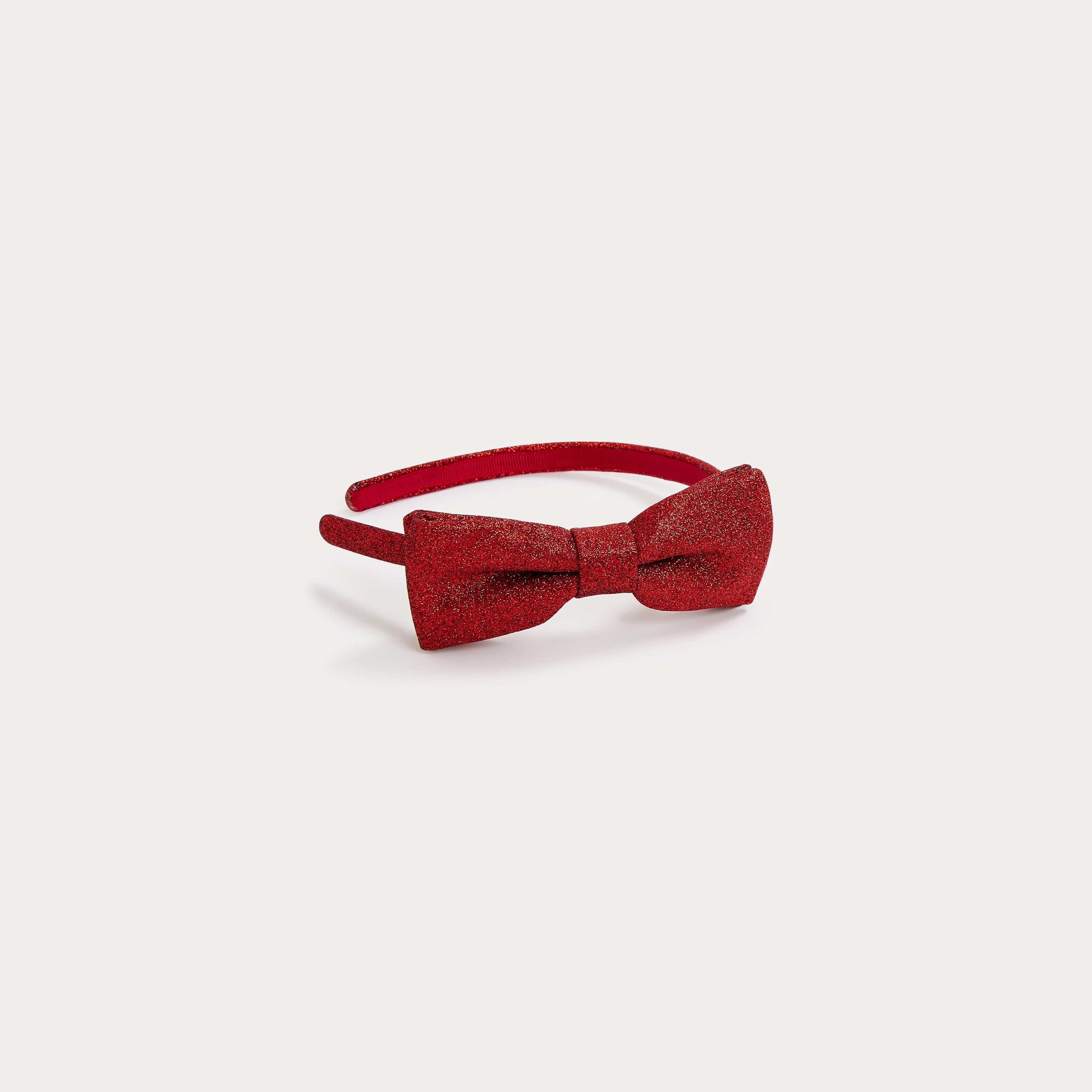 Girls Red Bow Headband
