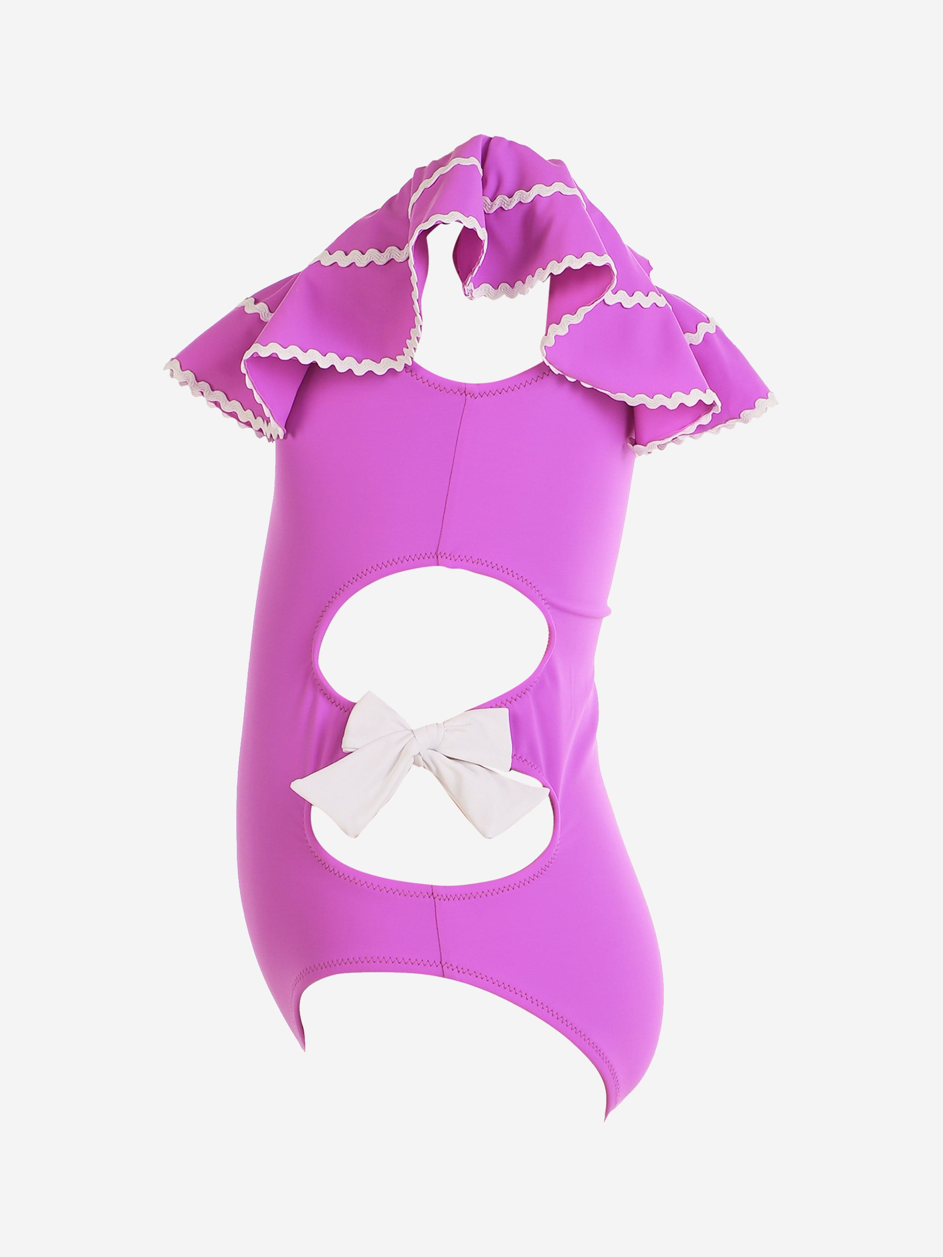 Girls Claire Swimsuit in Purple