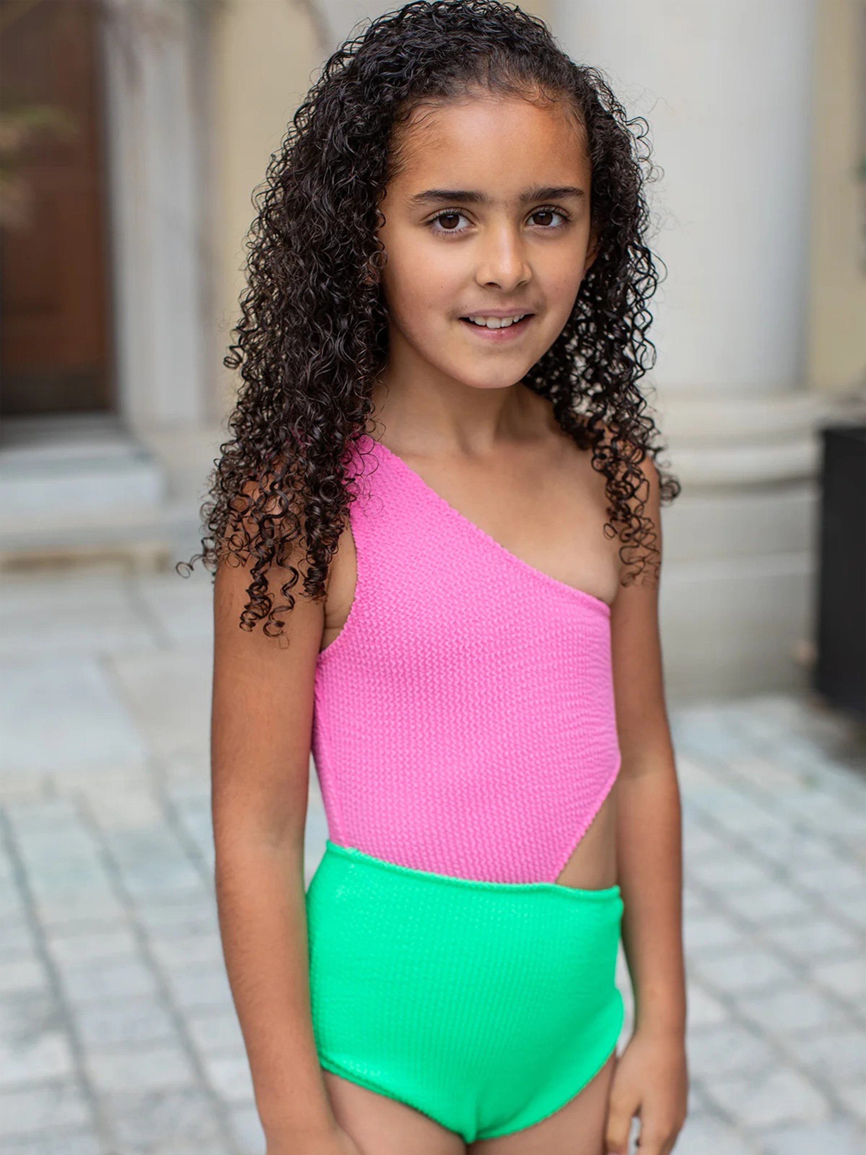 Girls Sariah Swimsuit in Pink