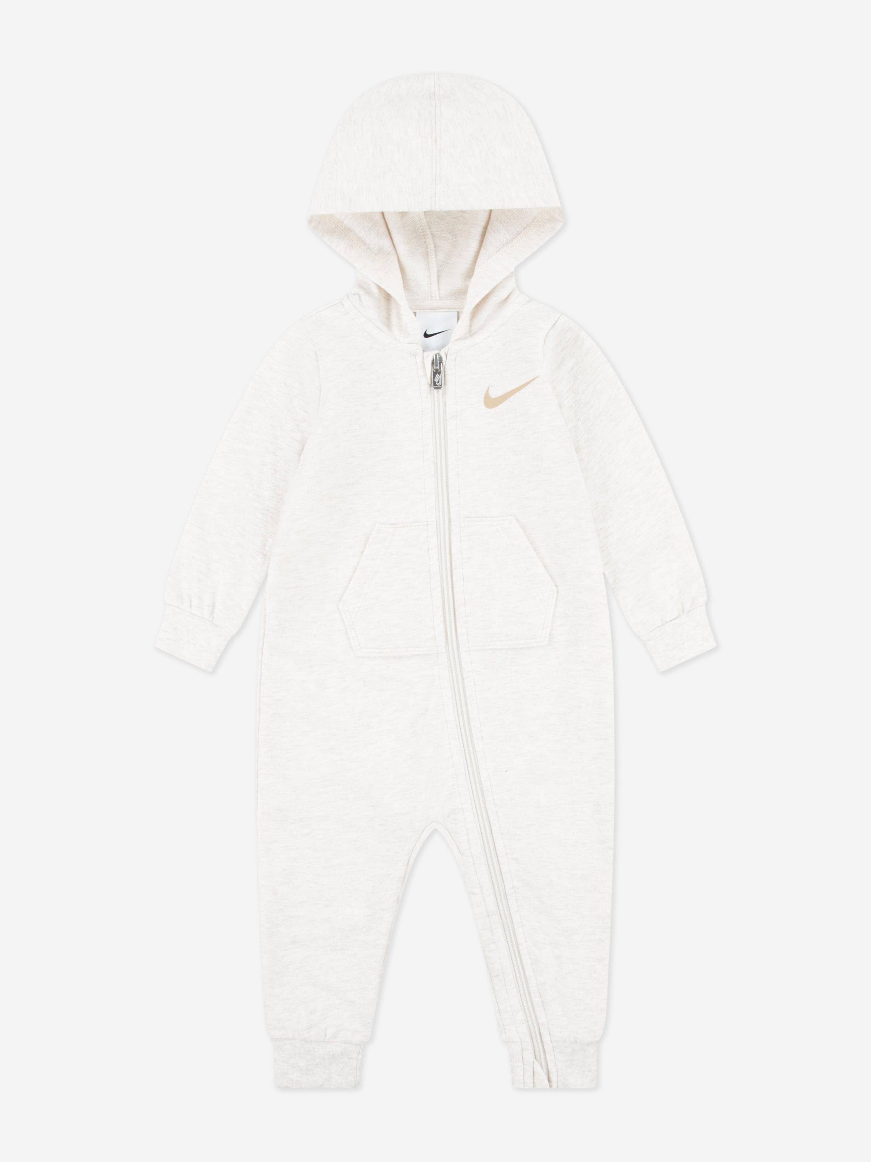 Baby Essentials Hooded Coverall in Ivory