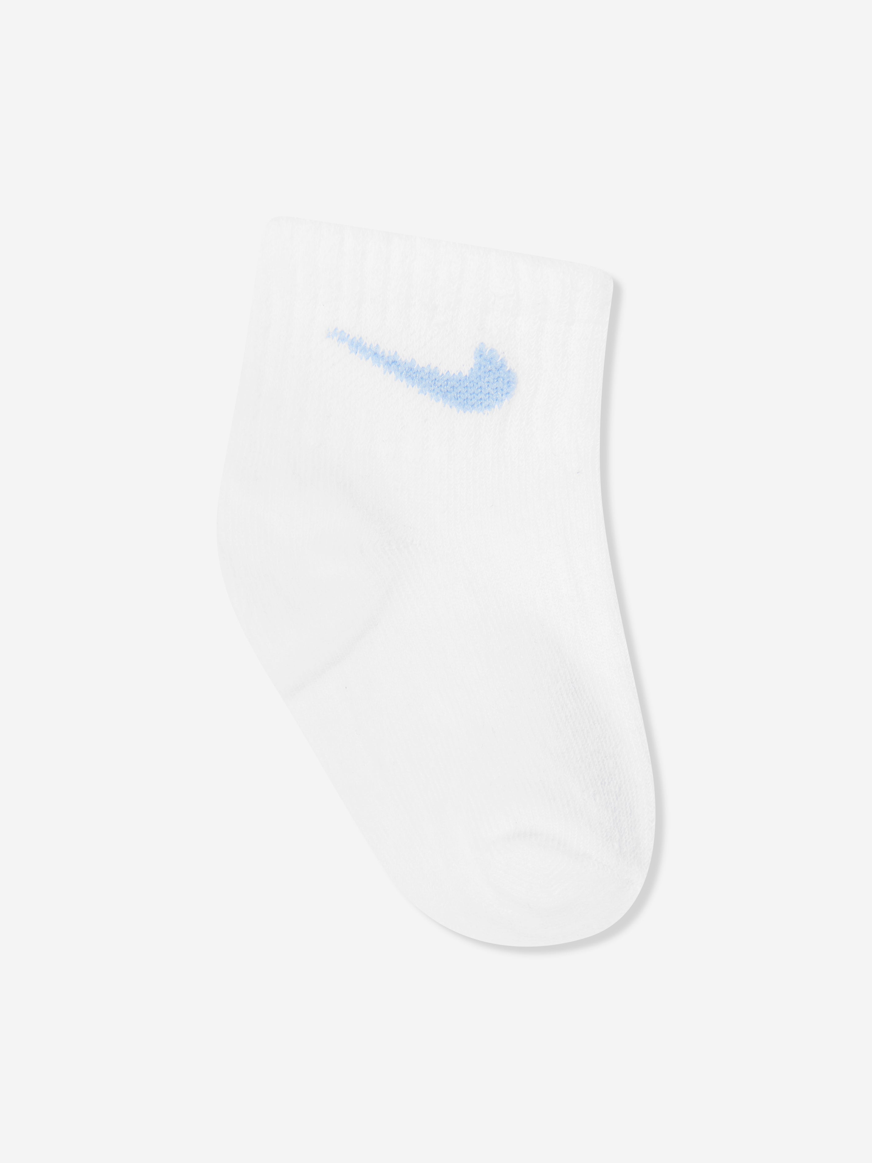 Baby Swooshfetti 6 Pack Ankle Socks Ser in Grey