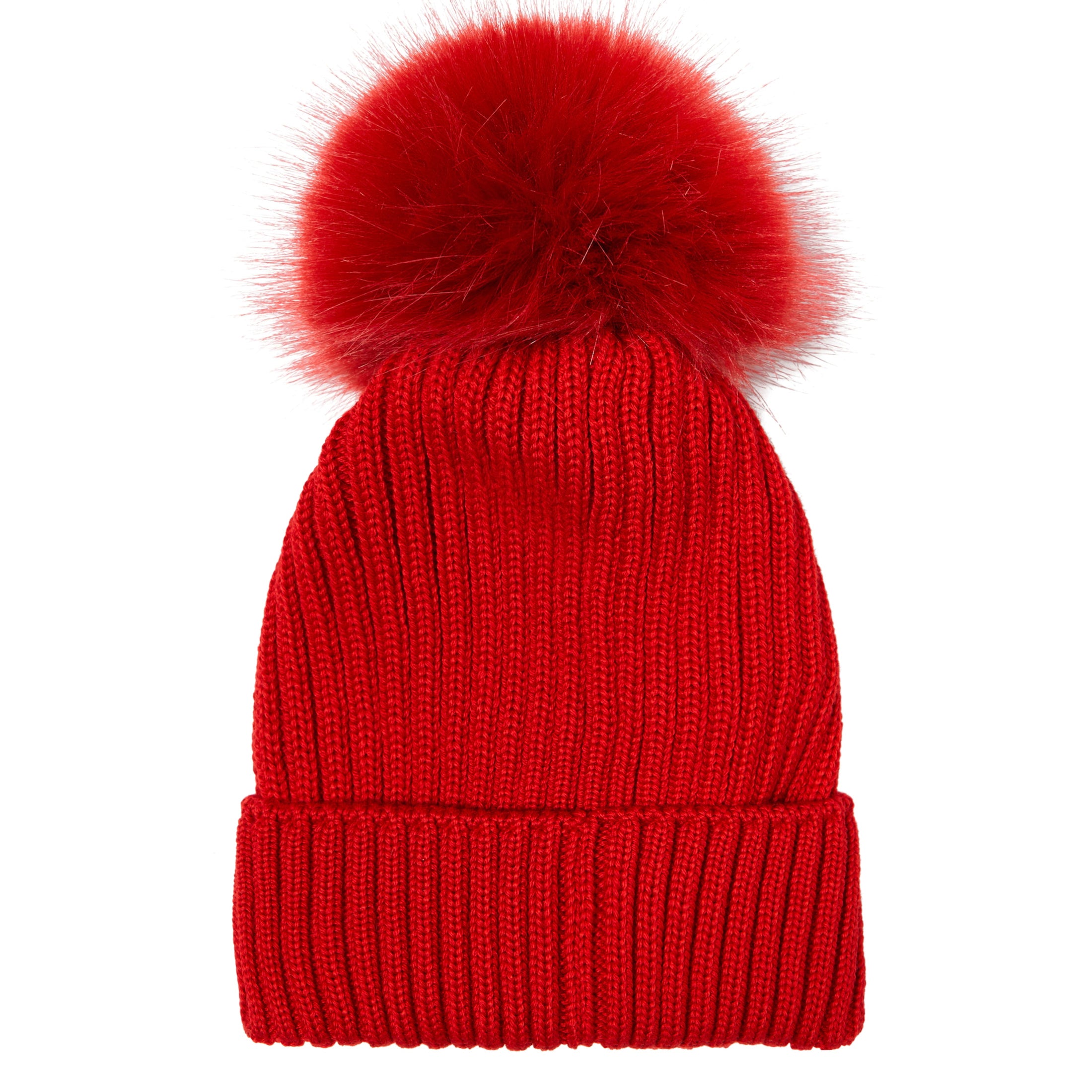 Boys & Girls Red Wool Hat