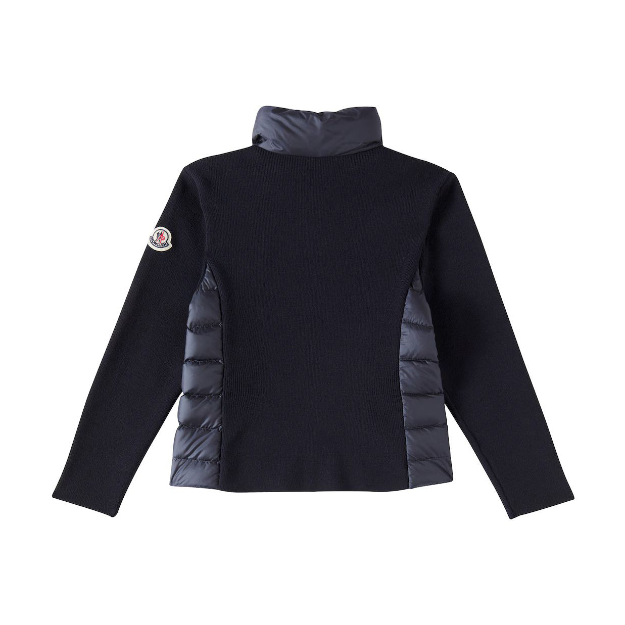 Girls Navy Zip-Up Top