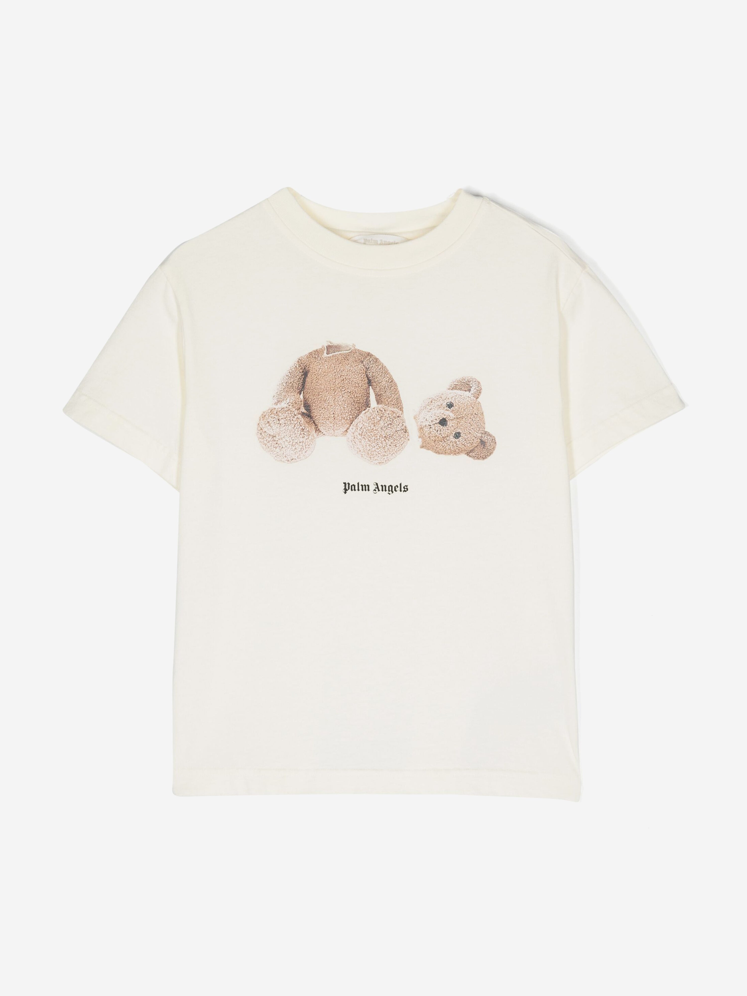 Kids Bear T-Shirt in Ivory