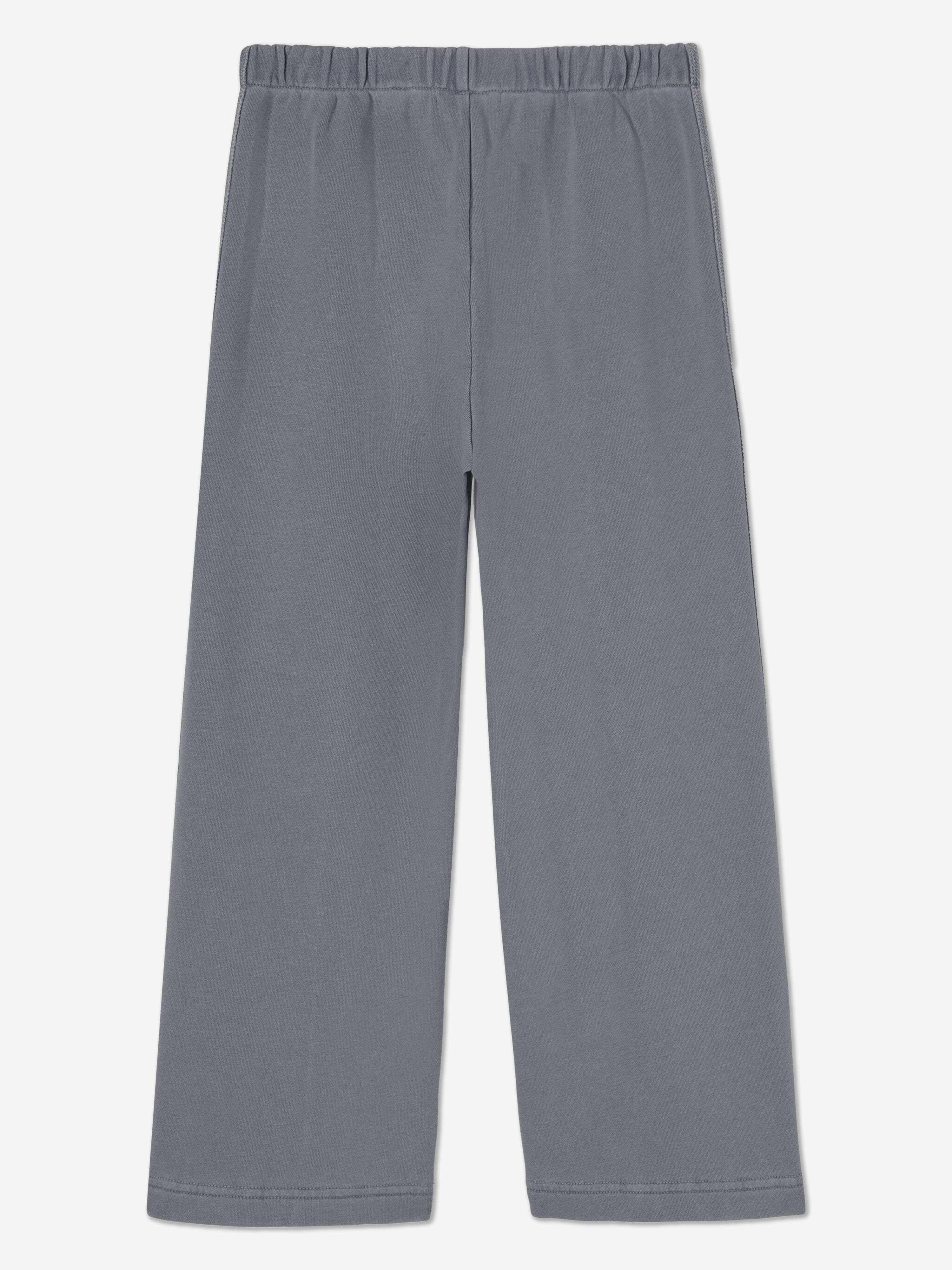 Palm Angels Kids Cuts Faded Travel Joggers in Grey